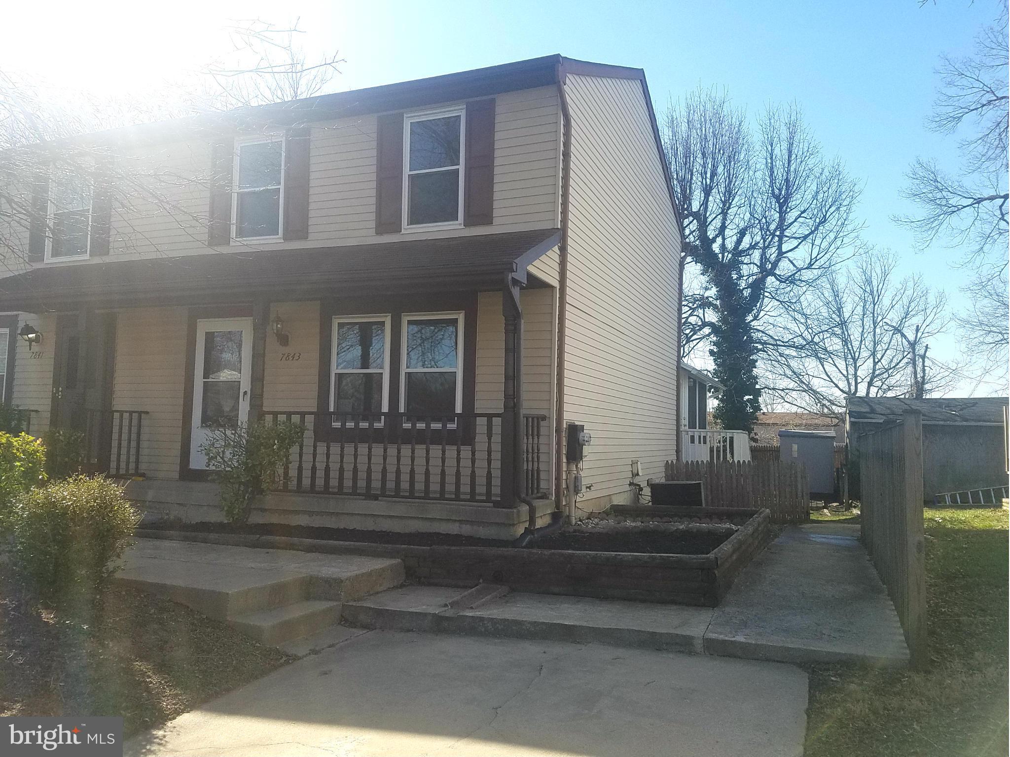 Beautifully updated with new stainless steel appliances, fresh painting and new carpeting. The main level offers a nice open layout with combined living and dining room areas, with the dining room offering a slider to a massive sunroom addition.  Upstairs are 3 bedrooms and a full bath. The lower level is mostly finished and offers another bath.  Lovely yard with off street driveway parking.