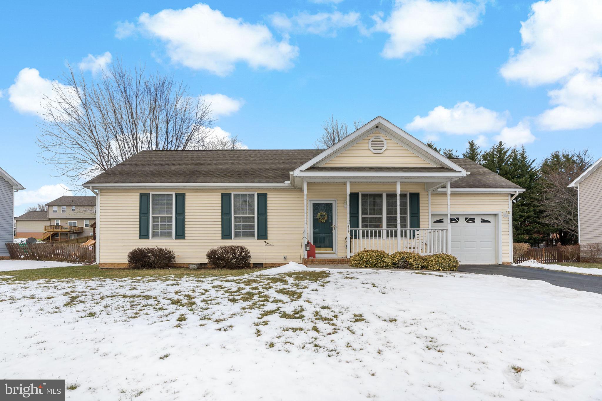 Welcome home to this charming 3-bedroom, 2-bathroom ranch in the highly desirable neighborhood of Laurel Ridge. This meticulously maintained home offers a thoughtfully designed floor plan that maximizes comfort and functionality. The kitchen is well-equipped with everything you need and provides direct access to the backyard and deck, making it perfect for entertaining or enjoying outdoor meals. Step outside to find a spacious, flat backyard—ideal for gardening, playing, or relaxing in your private oasis. The home also features a 1-car garage, adding convenience and storage. Updates include HVAC (1 year) and hot water heater (5 years).  Don't miss this opportunity to live in a sought-after area with so much to offer!