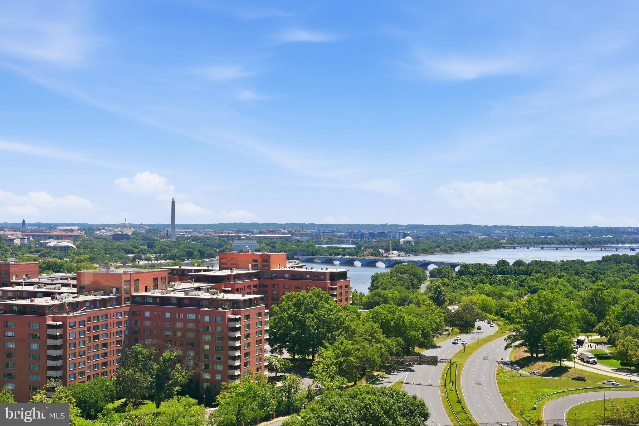 Wake up to Washington's most iconic landmarks. Floor-to-ceiling windows showcase sensational views of the U.S. Capitol, Washington Monument, Lincoln Memorial, Jefferson Memorial, and the Potomac River. 

Spanning more than 2,060 square feet with three bedrooms and three full bathrooms, this residence features the largest floor plan at The Belvedere and one of the most desirable layouts in the community.

A welcoming foyer sets the tone upon entry, revealing the exceptional scale of the home. Designed for both comfortable daily living and effortless entertaining, the floor plan includes a formal dining area, two distinct living spaces, and an expansive double sunroom that captures the views from multiple vantage points. The spacious kitchen opens directly to the sunroom and offers ample room for cooking, and has a significant amount of cabinet storage to go along with a pantry. 

The primary suite has a walk-in closet, custom built-ins, and an en-suite bathroom. On the opposite side of the residence, a generously sized secondary bedroom with its own full bathroom feels much like a second primary suite, offering exceptional privacy for guests, family members, or multigenerational living. A third bedroom and full bath provide even more flexibility for a home office, fitness space, or guest accommodations.

Unobstructed monument views from a three-bedroom residence are exceptionally rare. Combined with its expansive square footage, thoughtful layout, and iconic Washington D.C. backdrop, this is a home that seldom becomes available.

The Belvedere is a full-service building with an extensive amenity package including a large outdoor pool, fitness center, tennis courts (lined for pickleball), 24-hour front desk, party room, convenience store, car wash area and more. The building is in the midst of a multi-phase capital improvement plan. Recently completed projects include hallway renovations, garage resurfacing, a modernized mail area, and updated garage elevator lobbies. The front circle redesign is in the early planning stages, with concept ideas on display in the lobby. All projects are fully budgeted and no special assessment is anticipated. The community currently has over $7M in its reserve funds. Located just a short walk to the Rosslyn Metro, Target, Starbucks, and Safeway, and minutes to Trader Joe’s, Whole Foods, and Washington, D.C., the location offers unbeatable convenience.
