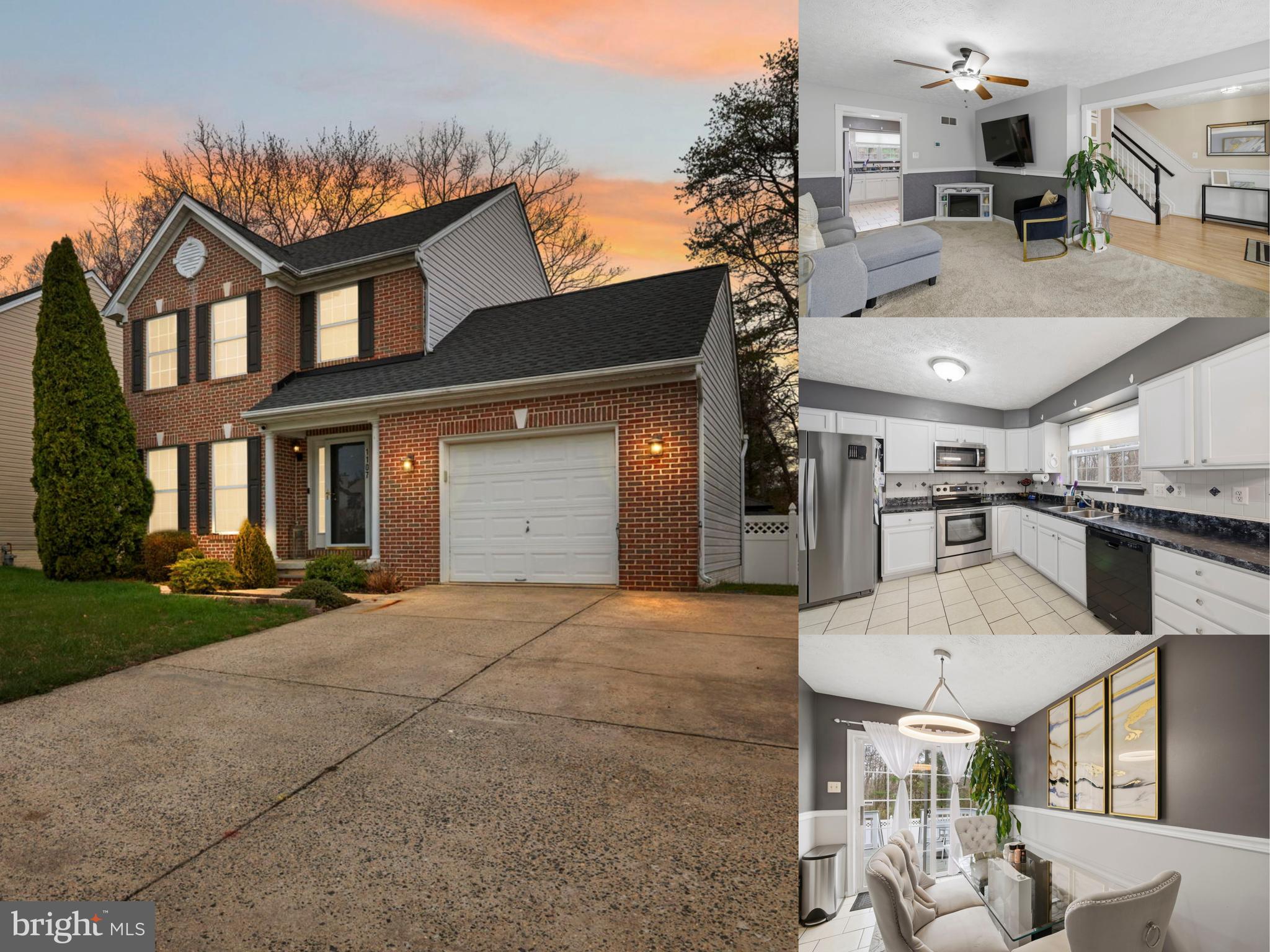 3-bedroom, 2 full and 1 half bath detached Colonial in the Harford Town community of Abingdon with a finished basement and major recent updates already completed. Recent improvements include a new roof in 2021, new kitchen appliances in 2021, a new hot water heater and HVAC in 2023, and a new fence in 2025, offering added value and peace of mind. The main level features bright, functional living space with a natural flow for everyday living and entertaining, plus the convenience of a main-level half bath. The finished lower level adds flexible space for a family room, home office, workout area, playroom, or guest overflow. Upstairs, the bedroom level provides a practical separation of space, including a primary suite with private full bath and two additional bedrooms served by a full hall bath. A brick-front exterior, attached 1-car garage, paved driveway, and fenced yard add to the home’s appeal and usability. Located in Harford Town, this commuter-friendly Abingdon location offers easy access to shopping, dining, parks, MD-24, and I-95, making it a strong option for buyers seeking a detached home with space, flexibility, and convenience.