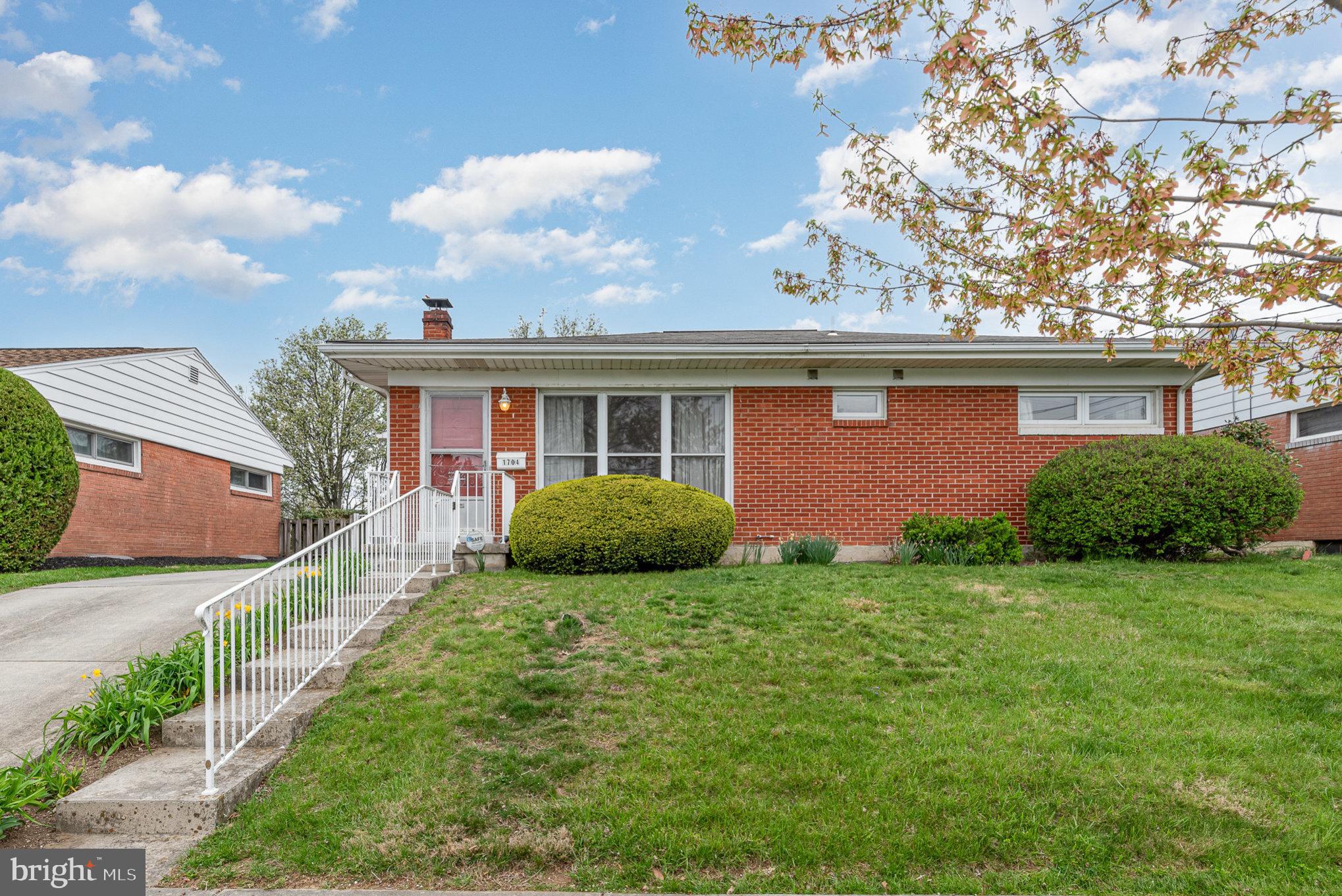Adorable brick ranch home in Camp Hill School District conveniently located within walking distance of schools, parks, shopping and dining! This 2 bedroom home features hardwood floors in the living room, dining room and both bedrooms. The dining room has sliders that open to the rear deck overlooking a private, fenced rear yard. The eat-in kitchen has a side entrance with a covered porch roof. The partially finished lower level has three finished rooms that add approximately 500 square feet of additional living area and a large utility room providing additional storage. The driveway provides off street parking for 2 vehicles.