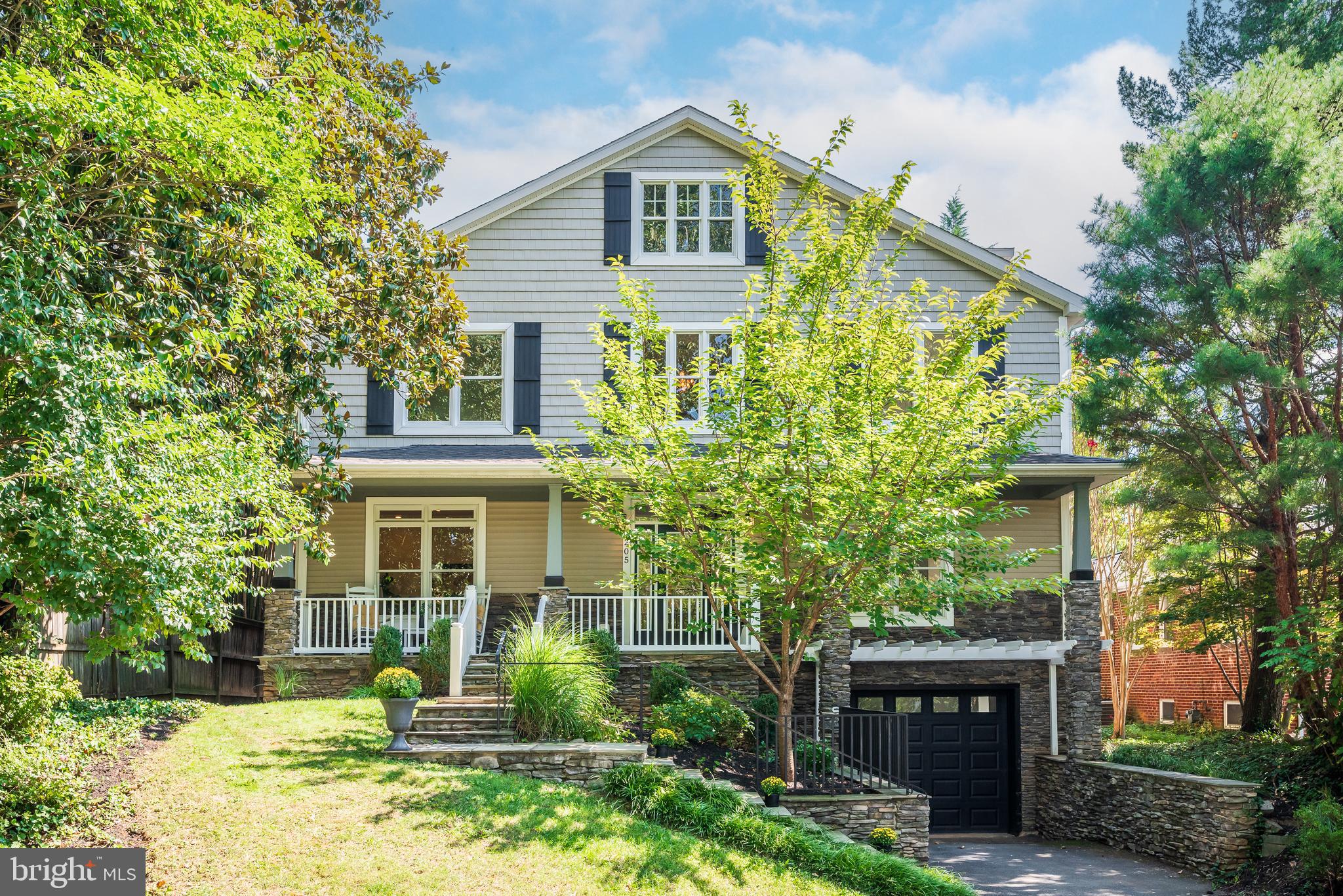 We’re pleased to present this spacious, delightful 5 BR/4.5 BA home (approx. 4,800 sq. ft. of finished living space!) on a pretty, quiet street just a short distance from downtown Bethesda. This lovely home, gracious with a touch of elegance, also offers an open and flowing ambience, a perfect combination for today’s lifestyle.<br/><br/> 
  MAIN LEVEL HIGHLIGHTS: A warm and welcoming entry Foyer, a private Home Office (the perfect space for those remote meetings), an inviting Living Room and a large, attractive Dining area.  The lovely Chef’s Kitchen opens to a gorgeous Family Room and a sunny Breakfast Nook, all of which are framed by double French Doors opening to a large, private rear Deck and yard.  Don’t miss the Powder Room and the two gas Fireplaces on the main level.<br/><br/> 
   UPPER LEVEL HIGHLIGHTS: Four (4) Bedrooms and three (3) Baths, including a bright Primary Suite with a spa-like Bath and a separate Sitting area. The wrap around landing provides for the possibility of a future fixed staircase leading to the large, spacious attic area (currently accessed through a pull-down staircase) offering full-height ceilings, HVAC connections, two large, double windows offering a spectacular view of the skyline and the potential for additional and significant finished living space.<br/><br/> 
   LOWER LEVEL HIGHLIGHTS: A walk out lower level (private entrance) which underwent a full and fabulous 2019 renovation featuring wood-like porcelain tile floors, a large Rec Room, Bedroom and a gorgeous full Bath.<br/><br/> 
   ADDITIONAL HIGHLIGHTS: The upscale Kitchen features quartz countertops, custom butcher block countertop and island, stainless steel appliances, including a SS island hood top, and a 48 inch Capital range top with separate griddle and grill, a Gaggenau refrigerator, a new double oven  (2024),  new microwave (2024) and  new standing freezer (2024); an upper level Laundry Room; entire interior freshly painted  (2024); new carpet (2024); generous front porch and rear deck; abundant storage w/generous shelving; a large, bright, HVAC ready attic waiting for your finishing touches; single car garage. Superb location! Walk/bike to downtown Bethesda, NIH, Suburban Hospital, less than 1.5 miles to the new Marriott HDQTs and just steps to a Ride-On stop that delivers you to the Metro in approx. 8 min. Two blocks from Greenwich Forest Park. Nationally recognized public and private schools nearby including Whitman H.S., Georgetown Prep, Stone Ridge School, Holton Arms and the Jewish Day School (CESJDS).  EZ access to DC, VA, I-495 & I-270.