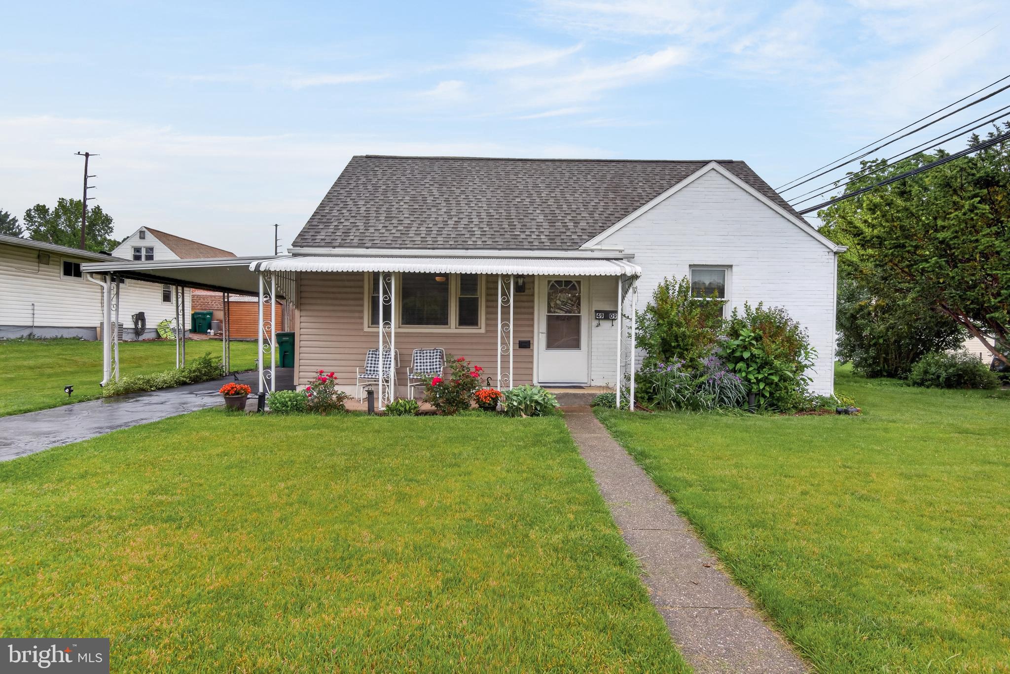 Welcome to 4909 Delbrook Road, a charming and extremely well‑maintained 4‑bedroom Cape Cod located in the desirable Cumberland Valley School District. This inviting home features brand‑new LVP flooring throughout the first floor, efficient Central Air and Heating, and a newer water heater for added peace of mind. The layout offers convenient first‑floor living with two bedrooms, full bath and a laundry room on the main level, while the second floor provides two additional nicely sized bedrooms. The property includes a carport plus off‑street parking. A large rear deck overlooks the beautifully manicured, level backyard—perfect for relaxing, entertaining, or enjoying the outdoors. With its thoughtful updates, excellent condition, and a location close to schools, shopping, and everyday conveniences, this Mechanicsburg home is truly move‑in ready.