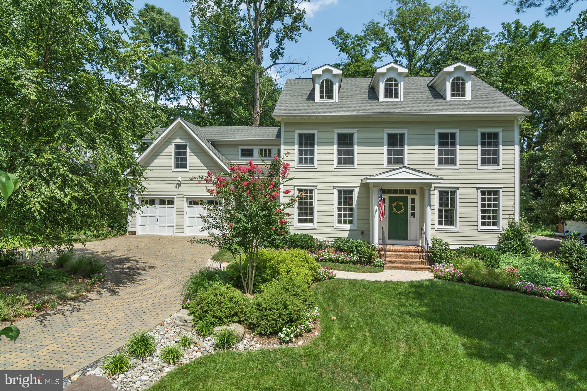 Custom built in 2009 featuring incredibly flexible living spaces -- large cook's kitchen for gathering with an adjoining family room & screened porch.  Formal living & dining rooms plus an elegant powder room complete the main level.   There is a  private owner's suite plus 2 additional bedroom suites, 2nd floor family room or home office and large laundry room on the upper level.  On the third floor, there are 2 bedrooms and a full bath -- again great flexibility for sleeping rooms or office space.   Magnificent nanny/in-law suite on lower level with living room, bedroom, 2nd kitchen, 2nd laundry and full bath has a separate entrance.  A large 2-car garage with built-in storage is accessed from the circular driveway.   Elegant in-town living in renowned Severn River water community -- close to everything yet tucked away at the end of the street.