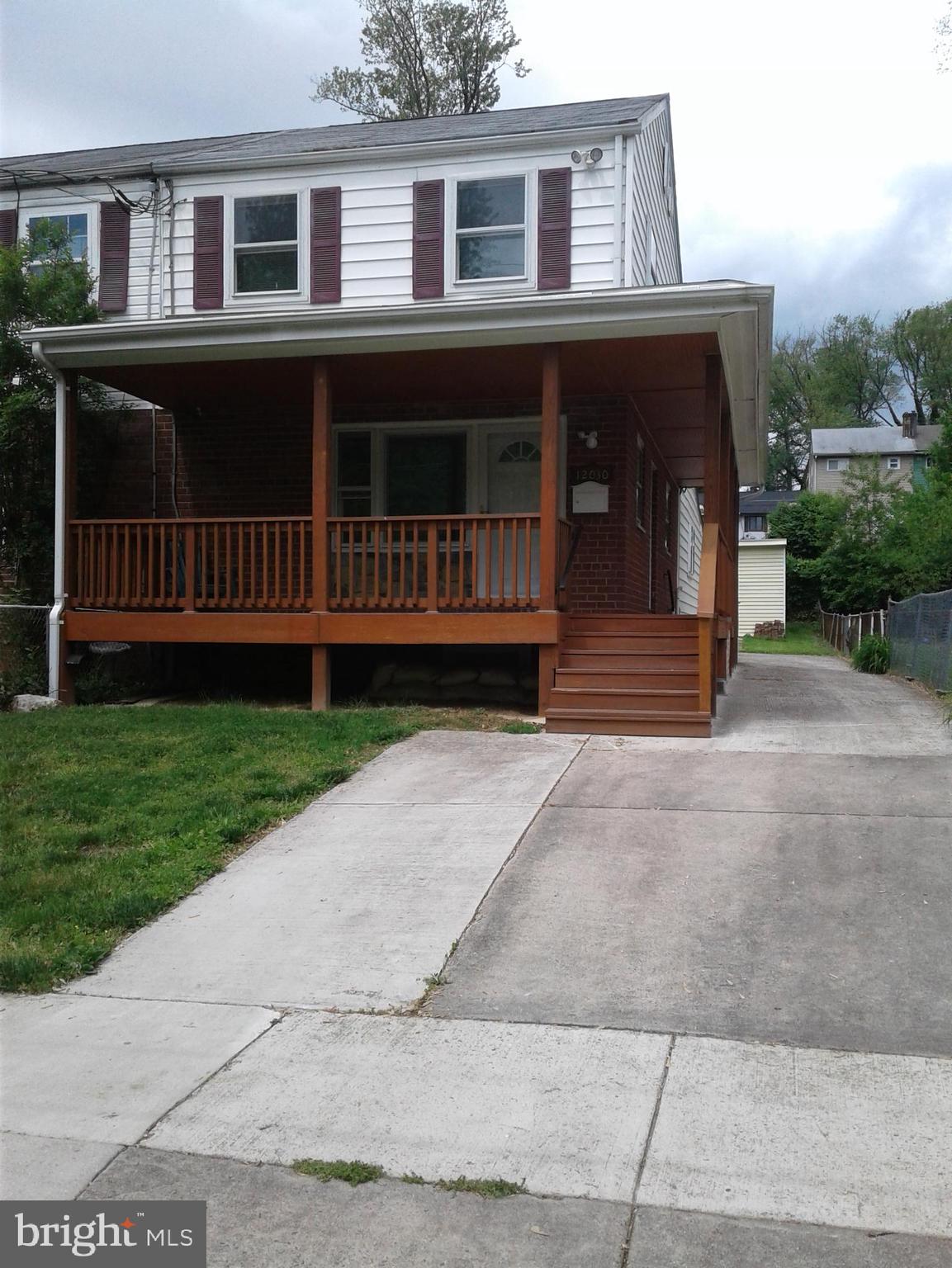 WELCOME TO YOUR NEW HOME !! COMPARE THE VALUE IN THIS PROFESSIONALLY RENOVATED BEAUTIFUL DUPLEX IN SILVER SPRING DESIGNED TO SAVE YOU $ EVERY MONTH AT ONLY $240 A FOOT. FOR ONLY $240 A FOOT THIS HOME FEATURES A COVERED 166' FRONT PORCH TO ENJOY ON THE NICE DAYS, PARKING FOR UP TO 8 CARS, (6) BEDROOMS, (4) FULL BATHROOMS, HIGH END STAINLESS STEEL APPLIANCES, GRANITE COUNTERS THROUGHOUT AND ITALIAN BLUE PEARL GRANITE COUNTERS IN THE MAIN KITCHEN, NEW MAPLE CABINETS, PLEXIGLASS ON ALL THE SHELVES AND IN ALL THE DRAWERS FOR EASY CLEANUP,  GORGEOUS REFINISHED ORIGINAL WHITE OAK FLOORING, RECESSED LIGHTING, A KITCHENETTE IN THE BASEMENT, NEW WASHER AND DRYER, HARD WIRED SMOKE DETECTORS AND HIGH SPEED FIOS IN ALL OF THE BEDROOMS, TILED SHOWER CEILINGS SO YOU NEVER HAVE TO PAINT THE CEILINGS AGAIN, SOLID GLASS SHOWER DOORS AND THERE IS 216 FOOT WORKSHOP OR STORAGE ROOM IN THE REAR OF THE HOME. THE BASEMENT IS FULLY FINISHED WITH (2) PRIVATE BEDROOMS EACH WITH A PRIVATE BATHROOM AND A SHARED CENTER KITCHEN CREATING A GREAT RENTAL INCOME SITUATION IF DESIRED. THE MAIN FLOOR ALSO HAS A LARGE POTENTIAL BEDROOM WITH IT'S OWN PRIVATE BATH AND ENTRANCE FOR MORE RENTAL INCOME IF DESIRED OR A NICE IN LAW SUITE. THERE ARE (3) BEDROOMS AND ONE FULL BATH ON THE TOP FLOOR. THE BEDROOMS ALL HAVE NEW CEILING FANS. AND TO SAVE ON MONTHLY BILLS THERE IS A WHOLE HOME WATER FILTER SO YOU CAN ACTUALLY DRINK THE WATER OUT OF THE PIPES AND THERE ARE NEW DOUBLE HUNG WINDOWS WITH A STORM WINDOW OUTSIDE AND 1" METAL BLINDS TO REPEAL THE COLD IN WINTER AND REFLECT THE SUN IN THE SUMMER. THE WALLS HAVE 6" OF INSULATION IN THEM AND THERE IS 18" OF INSULATION IN THE ATTIC AND AN INSULATED ATTIC DOOR AND PLUGS IN ALL THE EXTERIOR OUTLETS. TO SAVE EVEN MORE OF YOUR HARD EARNED $ THERE IS A HIGH EFFICIENCY GAS FURNACE AND NEW AC UNIT INSTALLED. AN 80 GALLON HOT WATER HEATER RUN BY YOUR SETTING ON THE ELECTRICAL TIME CLOCK SO YOU DON'T HAVE TO PAY FOR ELECTRICITY 24/7. A SECURITY SYSTEM OF CAMERAS, FLOODLIGHTS, MOTION ACTIVATED LIGHTING AND A LOCK MAILBOX PROTECT EVERYTHING YOU HAVE. IF YOU NEED MORE STORAGE THERE IS 120 FOOT SHED IN THE REAR THAT HAS 3 SHELVES ON BOTH SIDES CREATING A LOT OF SPACE. THIS BEAUTIFUL INSULATED AND SECURE HOME SITS IN AN AREA WITH NO HOA FEES AND IS CONVENIENTLY LOCATED 1.5 MILES TO KENSINGTON, 5 MILES TO BETHESDA OR ROCKVILLE, 495, AND 1.2 MILES FROM (2) REDLINE METRO STATIONS. IT CAN EASILY HOUSE A LARGE FAMILY AND/OR PROVIDE A GREAT INCOME INVESTMENT. TAKE A LOOK AND COMPARE THE VALUE OF THIS MOVE IN, LOW COST, LOW MAINTENANCE HOME. YOU WILL BE HAPPY YOU DID.