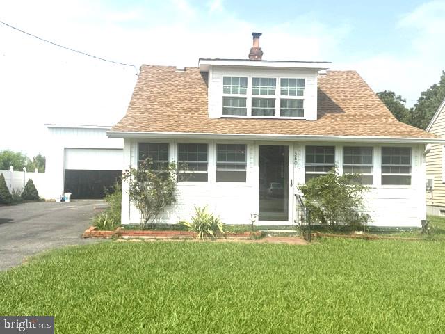 Charming Cape Cod home offering both residential comfort and commercial potential, beautifully updated with modern finishes while maintaining its classic character. This move-in-ready property features 2 bedrooms, 1 full bathroom, an inviting sunroom entry, and luxury vinyl plank flooring throughout. The updated kitchen showcases stainless steel appliances, an induction range, new refrigerator, granite countertops, and refreshed cabinetry. Recent improvements include the bathroom, double-pane windows, roof, siding, HVAC system, well system, electrical panel, and front entry door. The property also features an oversized detached garage with side entry and a spacious asphalt driveway for added convenience. Minutes to Kent Island, close to major hwy.  A rare opportunity to own a versatile property with endless possibilities!