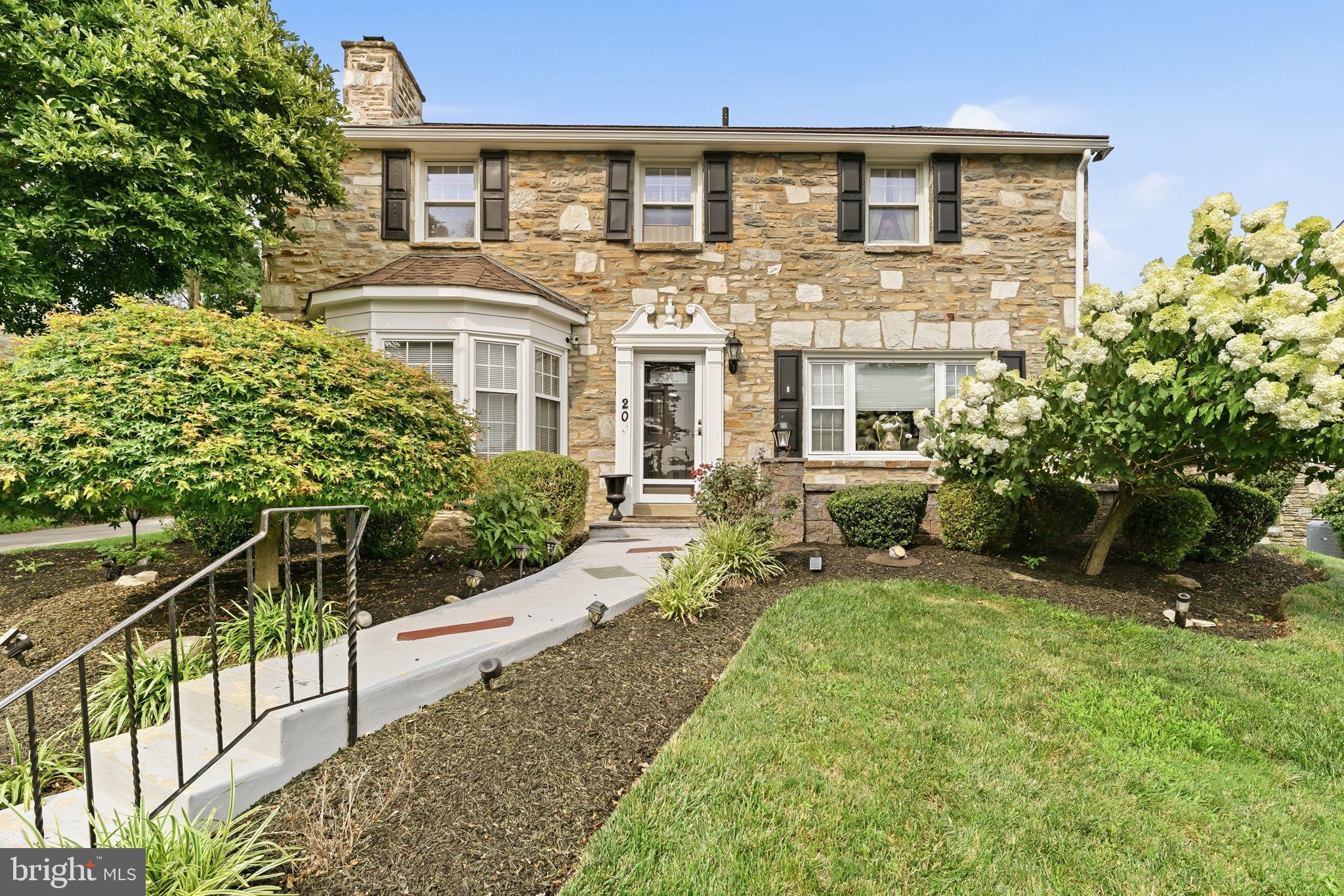 Welcome to 209 Windsor Avenue, where timeless elegance meets everyday comfort. This exceptional home showcases a beautifully landscaped backyard oasis with in-ground pool while offering over 3,800 square feet of living space with 4 bedrooms and 3.5 baths.

Step inside to discover gracious formal living and dining rooms, highlighted by a cozy fireplace and an inviting layout that flows seamlessly throughout the home. The spacious eat-in kitchen is a chef's delight, complete with a cooktop, wall oven, ample cabinetry, and generous prep space—perfect for everything from weeknight dinners to holiday gatherings.

The home's expansive layout provides room for everyone, while the finished lower level offers endless possibilities for recreation, a home gym, office, or additional living space. An attached garage, central air, and numerous functional updates make daily living as convenient as it is comfortable.

Outside, your private backyard retreat awaits. Spend summer days relaxing by the sparkling in-ground pool, entertain family and friends on the patio, or fire up the grill in the dedicated outdoor BBQ area. The beautifully landscaped grounds create a peaceful setting that's ideal for both quiet evenings and memorable celebrations.

Conveniently located just minutes from parks, shopping, dining, SEPTA Regional Rail, and major roadways, 209 Windsor Avenue offers the perfect balance of suburban tranquility and easy access to Center City Philadelphia.

This is more than a home—it's the lifestyle you've been waiting for.