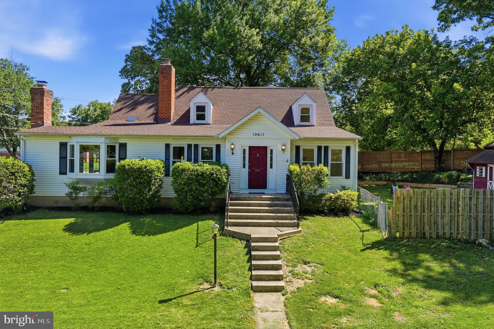 Extensively renovated inside and out, 10617 Gatewood Ave is a beautifully expanded 5-bedroom, 4-bathroom Cape Cod that features modern craftsmanship and over $150,000 in meticulous upgrades.

From the crisp curb appeal—anchored by a 50-year architectural roof and a stunning new bay window—to the sun-drenched interior, every detail has been curated for comfort. Beautiful red oak hardwood floors guide you into the heart of the home: a chef-inspired kitchen complete with sleek granite countertops, an entertainer’s island, and premium stainless steel appliances.

Spanning three finished levels, the layout offers unparalleled flexibility. Four full bathrooms allow for multi-family living, finished with elegant custom tile and granite. Beyond the aesthetics, major systemic upgrades offer ultimate peace of mind, including a new furnace and AC (2023), water heater (2025), a full electrical upgrade and fresh paint throughout the home (2026). 

The walk-out lower level seamlessly extends your living space, leading to an expansive, fully-fenced in backyard oasis ideal for pets, weekend gatherings or quiet mornings. A storage shed offers additional storage for equipment and belongings. Nestled in a prime location with top-rated schools and just minutes from I-495, premier shopping, and dining, this isn't just a house—it's the home you've been waiting for. Join us on Sunday 6/21 from 12-2 pm for an open house!