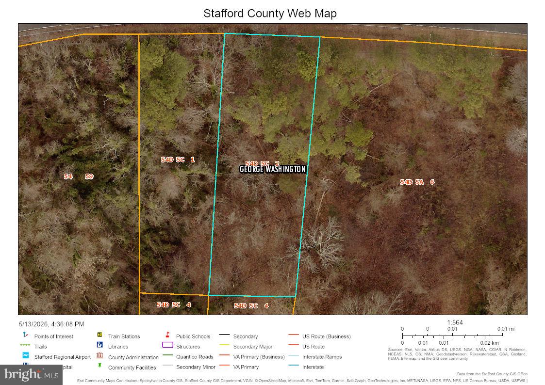 HOLLY RIDGE SUBDIVISION, STAFFORD COUNTY, VA. LOT 2 - 256 WHITE OAK ROAD (CONTAINING 16,868SF), UNDEVELOPED LOT WITH R-1 (SUBURBAN RESIDENTIAL) ZONING, BUYER TO VERIFY ALL INFORMATION FROM COUNTY ** ABUTTING LOT FOR SALE AS WELL - 248 WHITE OAK RD