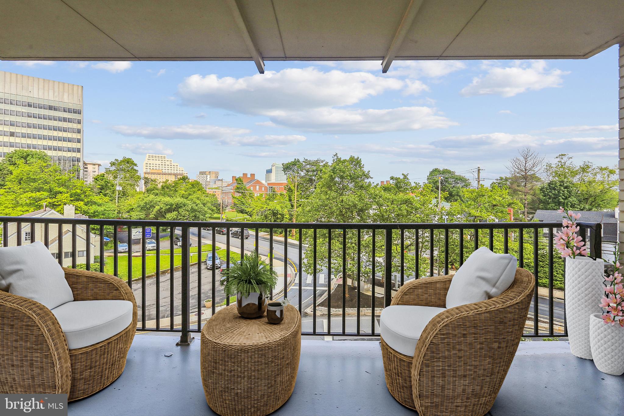 Open House Sunday, 5/28, 1-3 pm - NEW PRICE, $215,000!  859 SF 1BR w/ GARAGE PARKING! Enjoy the convenience & lifestyle of downtown Bethesda while owning your own condo for less than the cost of renting! CONVENTIONAL financing available; also VA financing approved!  This spacious 1-bedroom unit features gorgeous  hardwood floors throughout, a raised dining area w/ elegant herringbone hardwood design, & sun-drenched interiors that capture the golden hour perfectly from your private west-facing balcony — the ideal spot to watch the sunset each evening & views of the downtown Bethesda skyline! The kitchen features granite countertops, a pantry, & a wine/beverage cooler. There is new lighting in living room & excellent closet space w/ walk-in closets in the living room & bedroom.  The bedroom also has an extra sink & vanity w/ access to a full bathroom from the bedroom & the hallway. The Riviera has laundry rooms on every floor, so just steps outside your unit.  Garage parking included; building amenities include: 24-hour front desk, fitness center, party/meeting room, guest parking, rooftop pool & a rooftop deck w/ sweeping views, Watch the Columbia Country Club Fireworks firsthand!. All just steps from shops, dining, & METRO! 


The Riviera was built in 1966; the building has maintained all the major systems over the years, the most recent capital Improvements to the building include heating & cooling riser pipe replacement (entire building), Chiller replacement,  Boiler Room floor repairs (concrete & coating), Parking garage repairs (concrete & coating), Passenger elevator upgrades, Hallway renovation (carpet & painting), Replaced all internal lighting to LED bulbs/fixtures, including the garage lighting.