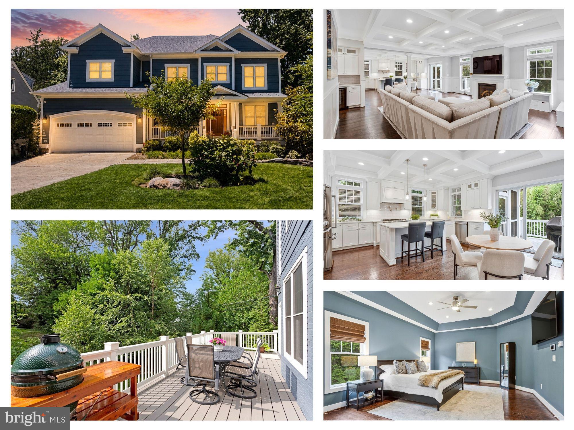 Photos coming 6/12  **Open House on Sunday, June 14, from 1 PM to 3 PM.  **

Don't miss this one!! Custom-built Craftsman with 5,000+ finished square feet on a private, fenced lot, backing to trees and lush greenery, and located on a quiet street in Donaldson Run.  This home has it ALL….

The welcoming front porch and incredible landscaping makes it a true pleasure coming home.    Inside, you are greeted with timeless elegance, yet everyday comfort.   

With a perfect floor plan, the kitchen anchors the home with Thermador appliances, six-burner gas range, pot filler, farmhouse sink, double ovens, quartz counters, a large island, and includes a sun-filled breakfast room.  Opening to the family room that keeps loved ones together, it’s luxury living with the fireplace (1 of 3), coffered ceilings, and surround sound.   Yet the formal dining room and formal living room give elegance and privacy.   The convenient and private office with glass french doors, has great natural light and built-in shelving, makes working from home easy.  With a Full Bath attached, this could serve as a main level optional 6th guestroom. 

Other bonuses include the oversized convenient mudroom, bar area, and extra large pantry. Hardwood floors run through the main and upper levels. 

Upstairs, the owner's suite offers a bonus sitting room with fireplace, two large custom walk-in closets, and a spa-inspired bath with dual vanities, jet tub, glass shower, and private water closet. Two bedrooms share a Jack-and-Jill bath, the 4th has its own en-suite, and the spacious laundry room includes a utility sink and folding space.

The walk-out lower level is filled with natural lighting and is super functional.  The rec room is perfect for lounging and has a stunning wet bar,  the 2nd gas fireplace, a 5th bedroom and 5th full bath (ideal au pair or guest suite), a large exercise room, and generous storage.  Sliding doors out the oversized lower deck and usable backyard.  Mature landscaping makes the views and privacy makes this home a retreat!

Additional highlights include an irrigation system, an impressive stone walkway around to the backyard, extensive garage cabinetry, and storage under the porch.  Blocks to Taylor Elementary and Dorothy Hamm Middle, minutes to Lee Heights Shops, and an easy commute to D.C., Tysons, and Reagan National Airport.   You’ll love the convenient location, yet quiet street and private lot.