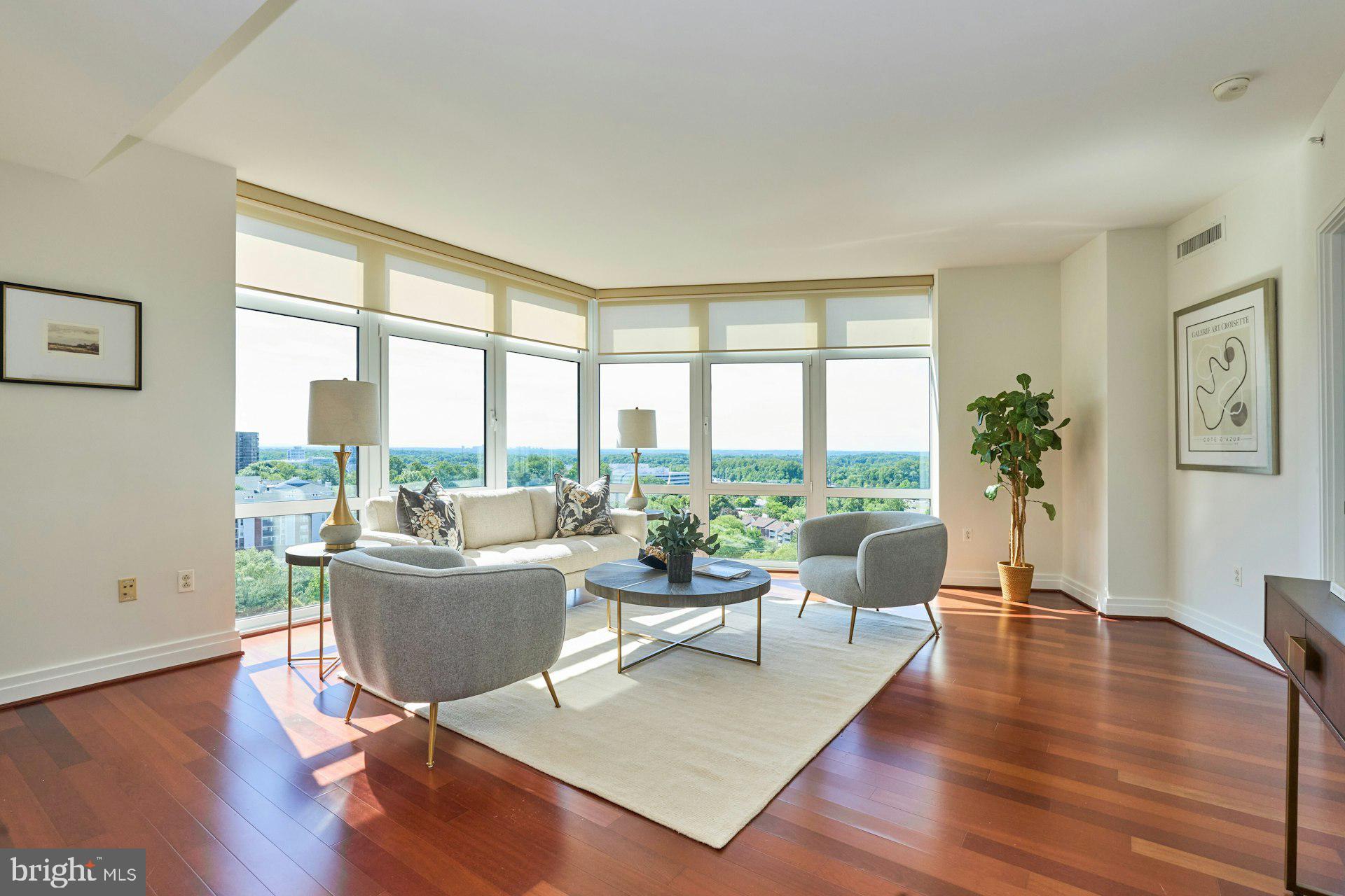 Remarkable! Park Crest Condominium is a 19 story tower soaring above Tysons Corner. This great opportunity is located in a hub of entertainment, shopping & international business in Tysons Corner, 15 minutes from Dulles International Airport, National Airport & downtown DC.  Boasts beautiful corner views and light and bright layout!  One Park Crest is the pinnacle of luxury offering a private gym for residents, party room, roof top pool.  The central location to Tysons and DC makes this a great place to call home!  Convenient Harris Teeter location next door!  Tucked away from main roads yet close to all the fun activities!    Truly a rare gem!