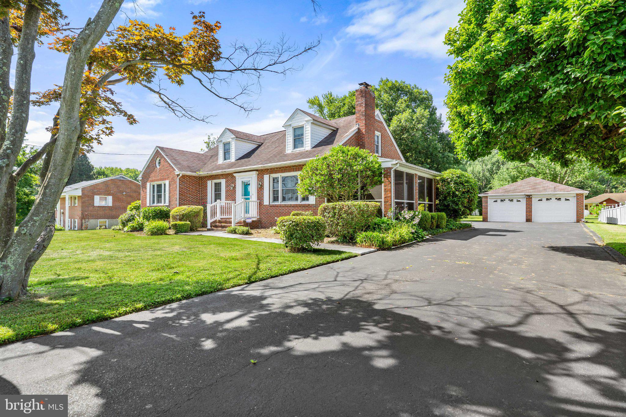Charming all-brick Cape Cod with public water and sewer, situated on a spacious .80 Acre lot just a couple minutes to the Bush River. Built in 1950, this classic home offers character and endless possibilities for customization.  The main level features three bedrooms, one full bathroom, an eat-in kitchen and formal dining room, and a comfortable living room accented by a wood-burning fireplace with access to the screened-in porch from the living room.
A unique separate entrance leads to the upper level, which includes two additional bedrooms, an additional living room, a full bathroom and a small kitchen-ideal for the extended family, guests, or a private home office.
The full unfinished basement provides abundant storage space and potential for future expansion. Stone furniture is included.
Outside, you'll find a detached, brick two car garage and a generously sized yard with plenty of room for gardening, recreation, or future improvements. With solid construction, versatile living space, and a desirable location near the water, this property presents an exceptional opportunity to create the home of your dreams!