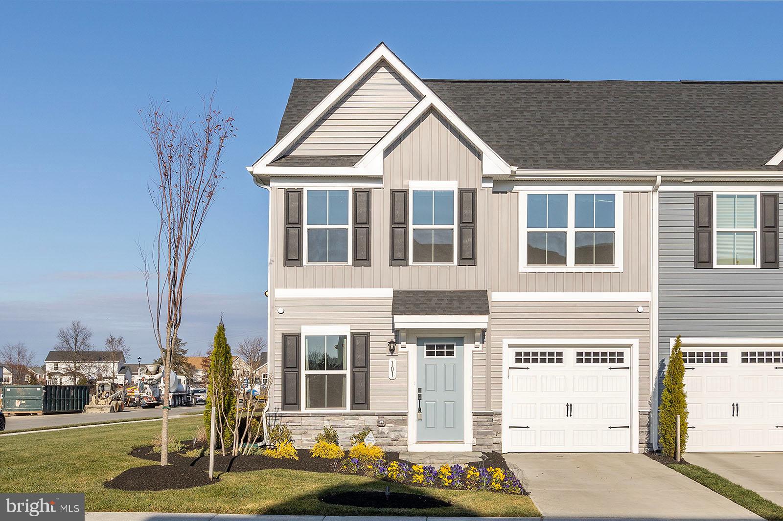 New home is located in the 55+ community of Winchester Landing. MAIN LEVEL BEDROOM! Primary suite with walk-in closet, carpeted bedroom, and tiled bathroom floor and shower. Kitchen complete with granite counters, stainless steel appliances, gas cooking, island, and tile backsplash.  Luxury vinyl plank flooring throughout the remainder of the main level, including the half bath. Two additional bedrooms with carpet on the upper level as well as a second full bath & an unfinished storage space.  Enjoy a one-car garage and a covered 11x11 outdoor living space. Fresh landscaping and front walkway. 
**620+ credit scores required for all tenants 18+ years with recent, detailed credit report provided by potential tenant.  W2's, background, and job history to be checked.  Security deposit and first month's rent due. No smoking, no pets,  no exceptions. Unit available for rent 12/2/23.