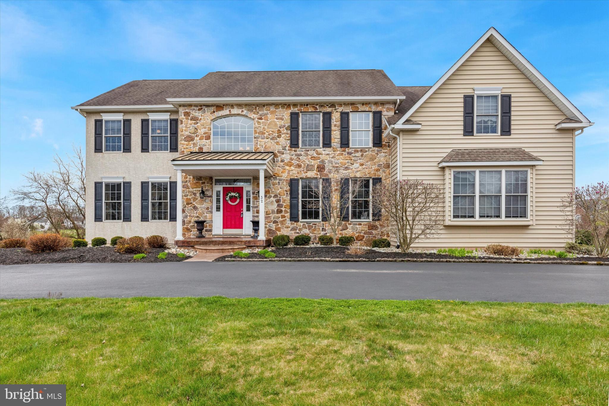 Located in the Valley Green Estates neighborhood of Upper Providence Township, this home features nearly 4,400sf of living space on the two main living levels, a 3-car garage, a finished basement, and sits on one of the larger lots in the neighborhood (.71 acres); backing to Township owned land. Entering the home from the covered front entrance, into the two-story foyer, you’ll immediately notice the classic trim finishes of decorative wainscoting and crown molding, as well as the beautifully refinished hardwood flooring. From the foyer, there is an office/den to the right, and a living room to the left. Follow the hardwood flooring through the foyer into the heart of the home, here you will find an open concept living space, perfect for gathering with family, friends, and guests. The eat-in kitchen is well-appointed, featuring an abundance of cabinets, granite countertops, tile backsplash, stainless appliances, wine fridge, and a 10’ island with stool seating for 5. The dining room is behind the kitchen, offering a more private setting for special occasions. Adjacent to the kitchen, the two-story great room features a wood burning fireplace with a floor to ceiling stone surround, and a magnificent wall of windows overlooking the backyard, providing an abundance of natural light throughout the day. A 2nd staircase to the upper level is on the backside of the great room. Rounding off the main living level is a half bath and laundry room. Heading upstairs there are 4 bedrooms and 3 full bathrooms. The master bedroom is spacious with vaulted ceilings, features a sitting area, 2 walk-in closets, and a recently remodeled full bathroom. The master bathroom includes double sinks, soaking tub, and an oversized stall shower with double shower heads. Bedrooms 2 and 3 are connected via a Jack & Jill bathroom, where the toilet and shower can be closed off from the sink space when there are multiple users. Bedroom 4 has its own full bathroom. Going downstairs, the basement is finished adding approximately 1,500sf of additional living space; windows and a sliding glass door on the back wall provide natural light and direct access to the lower patio. Multiple living spaces have been incorporated into the basement, with endless possibilities. Currently there is one room that can be closed off (previously used as a media room), the remaining finished space is open, and incorporates the 2nd half bathroom. An unfinished area has built-in shelving and provides plenty of additional storage. Off the back of the home, you’ll find a two-tiered composite deck that is accessible from the kitchen or ground level. From the kitchen, the first tier is perfect for a grill and outdoor dining furniture. The lower deck is great for additional seating for gathering with friends in a more comfortable setting. The ground level patio has a built-in firepit and has direct access to the finished basement. Other features of this home include, but aren’t limited to, public sewer/water, gas heat and cooking, newer 2 zone HVAC (both installed in 2019), and all in the Spring Ford Area school district!