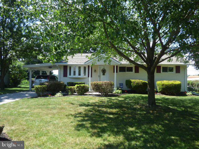 Curb Appeal Max! Fall in love with the immaculate condition of this 3BR rancher located on a quiet side street in West York. Beautiful features including new hardwood floors, updated kitchen and bath. Park-like setting with off-street parking, carport, covered front porch, and covered patio overlooking a lovely fenced backyard with above-ground pool. New Central Air, Newer Roof (2011), Replacement Windows. Storage Sheds. Partially finished lower.