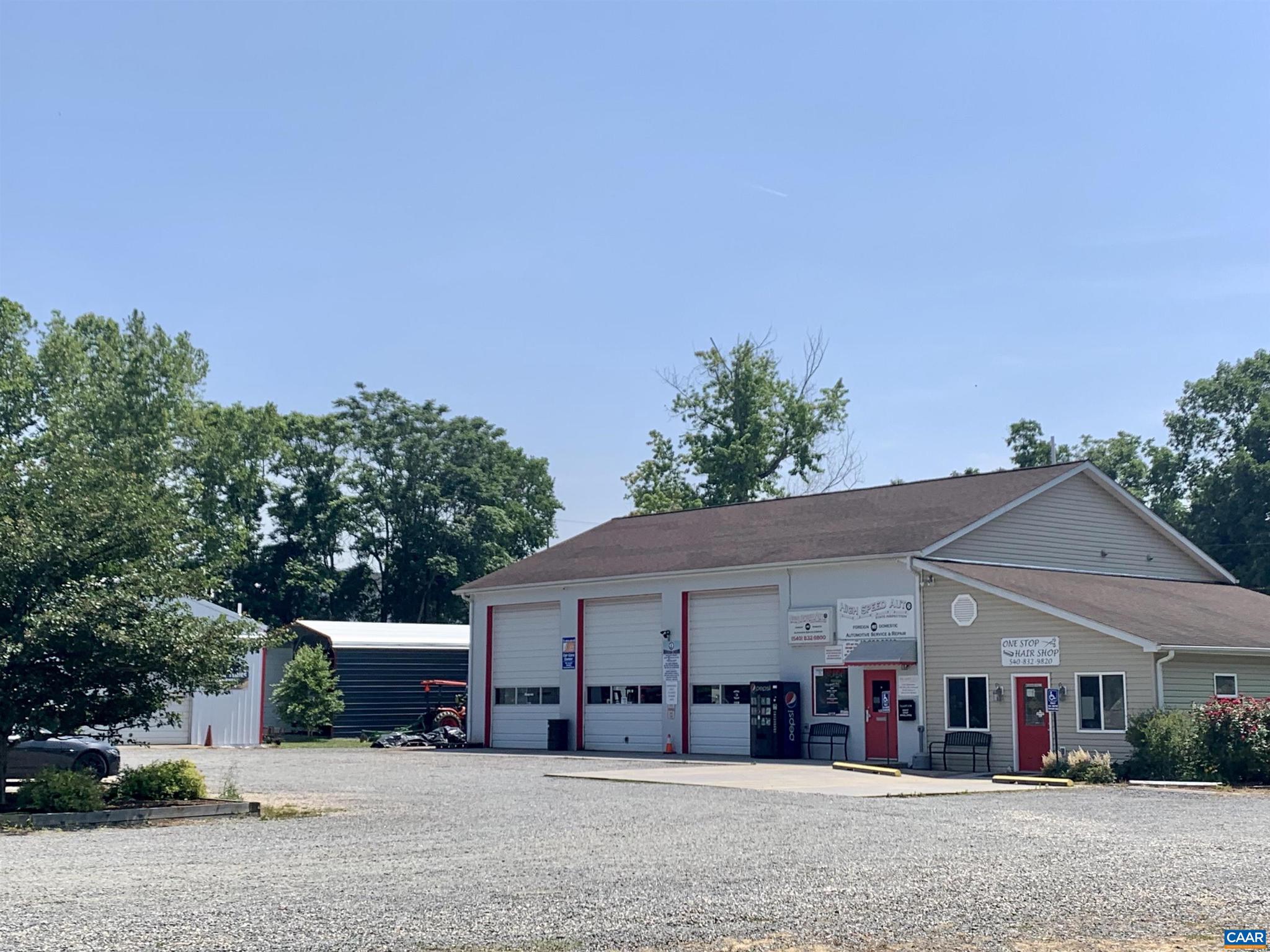 Seize this opportunity to own a versatile 2.21-acre property along Rte 33 in Orange County, featuring 400 ft of road frontage and dual access via Rte 678. Zoned C-2, it offers unique possibilities to meet growing local demands. Opt to take over the existing businesses?an equipped auto mechanic shop with three bays, an office, two bathrooms, and an adjoining hair salon with a separate entrance?or tailor the premises to your vision at a reduced purchase price. Additional facilities include a secondary structure suitable as a warehouse or extra shop space. The sale encompasses the real estate, all fixtures, furniture, equipment, and inventory. Motivated owner willing to consider second position financing for qualified buyers.