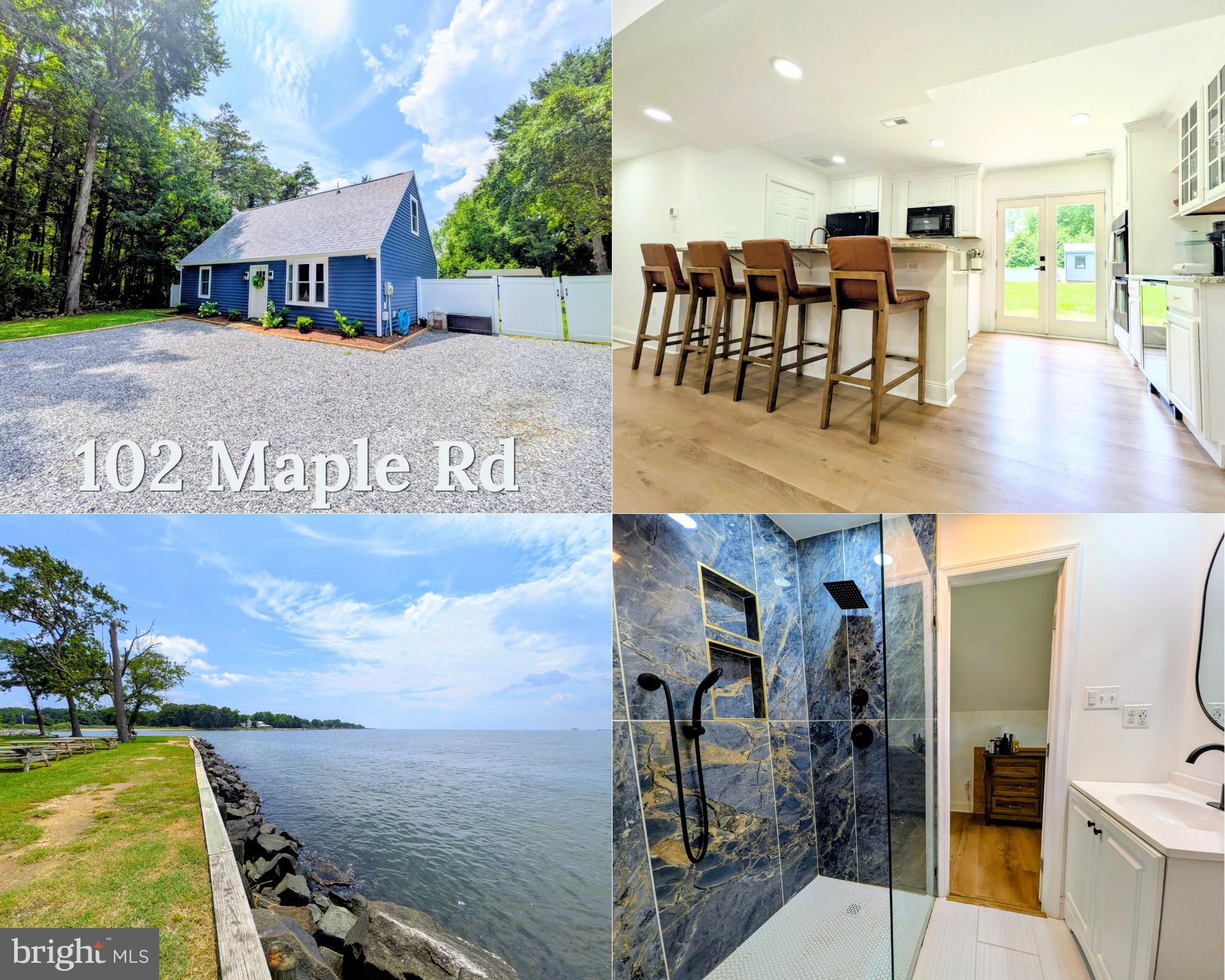 Step into this FULLY renovated Kent Island beauty in coveted Chesapeake Estates! Perfectly tucked into a private setting with a generously sized yard, wooded backdrop for added privacy, and a 6-foot vinyl privacy fence, this move-in-ready gem has all the updates you've been searching for.
The work is done with an updated : Roof, siding, windows, HVAC, flooring, beautifully renovated kitchen, and updated bathrooms. Offering 4-bedrooms, 2-full baths, large driveway, and thoughtful improvements throughout, this home is truly ready for its lucky new owners.
Enjoy the Chesapeake Estates lifestyle with the bay-front community park and picnic area, just steps from the Cross Island Trail and only minutes to the Bay Bridge for an easy commute. Located in the sought-after Matapeake school district, this is Kent Island living at its best.
Don't wait—homes like this don't last. Hurry to see it before someone else calls it home!