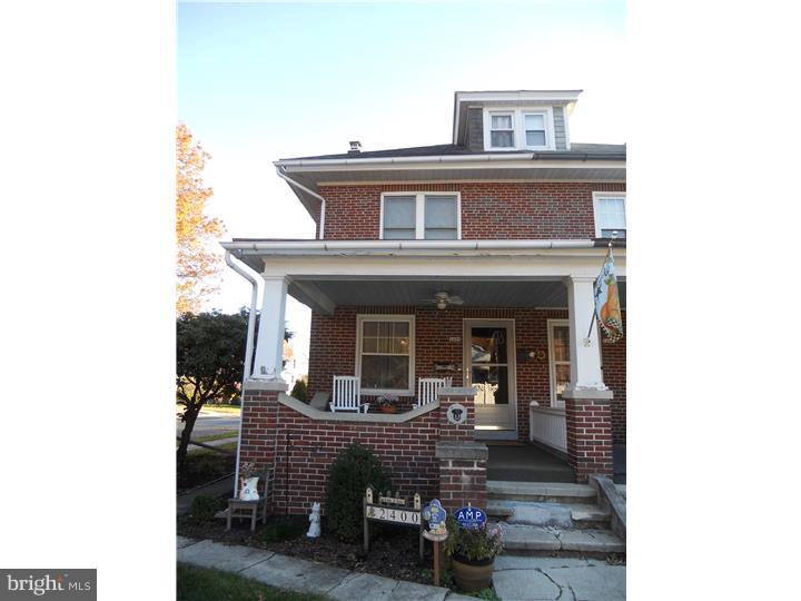 Wonderful 3 bedroom brick semi on great corner lot. This home has much to offer! Good mechanicals, replacement windows throughout, spacious kitchen with small playroom conveniently located on 1st floor by the powder room and a great deck for cooking out, entertaining or just relaxing. Close to shopping, library, schools and playground. Call Jerry for your private showing  610685-4048
