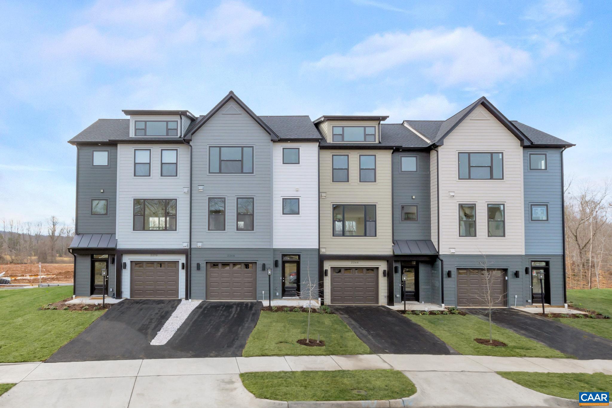 PRESALE FALL 2023 DELIVERY  This Bainbridge interior townhome features 3 BR, 3.5 bath, flex room/office, & attached garage. A thoughtfully designed open floorplan includes spacious great room, dining,& well-appointed kitchen w/ oversized 9' island, gas cooking, chimney hood, granite counters & painted maple cabinetry. An oversized 8? X 20? TREX deck backs up to green space & mature trees for relaxing evenings, morning coffee, & outdoor entertaining. Belvedere is an established community centrally located to all things C'ville, just 2 miles to the Downtown Mall & RT 29 shopping, 5 miles to UVA, surrounded by nature & the Rivanna Trail. LAWN CARE, TRASH, SNOW REMOVAL, & TING FIBER internet included in HOA. All homes are 3rd party tested for energy efficiency & come w/PEARL GOLD certification. **UP TO $6000 IN CLOSING COST CREDIT WITH PREFERRED LENDER, SEE CONSULTANT FOR DETAILS.**,Granite Counter,Maple Cabinets