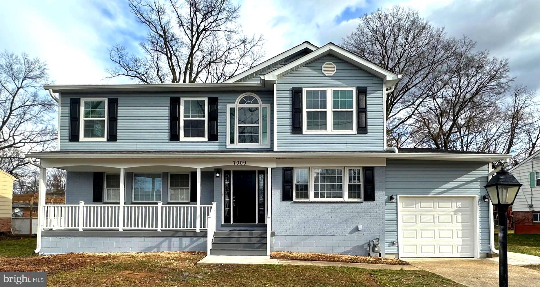 Stunning, fully renovated 3- level home nestled in a quiet neighborhood in Lanham, Maryland. Come and see how the sun shines off of newly painted walls and new flooring. When you walk-in, you're welcomed by an open floor plan. Kitchen with an island, featuring brand new stainless steel appliances, plenty of cabinets, framed ceiling welcomes a large dining area. Row of windows followed by an exit to a newly built deck sure to be enjoyed on warmer days. Fenced in yard. New washer and dryer located on main floor. Plenty of closet space for coats in the cold months. Large living room area with fire place. 

Upstairs you'll find a master bedroom featuring a coffered ceiling with 2 walk- in closets and a full bathroom with a stand- in shower, 3 additional bedrooms with another full bathroom. 

 (Basement is not included!)
Home is conveniently located off Greenbelt rd and Good luck rd. Near NASA and 295/95 highways.