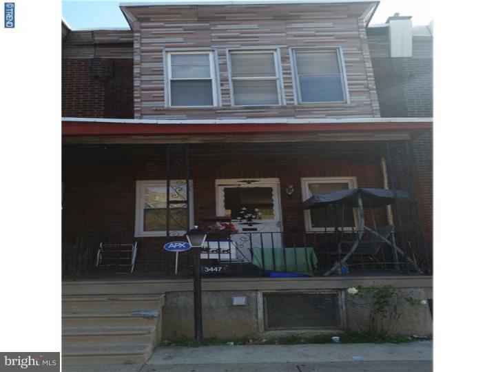 Great starter or Investment home on a quiet block in the Harrowgate/Kensington section of Philadelphia. Close to Transportation and shopping. Porch front with living room , dining room and kitchen. Second floor has three bedrooms with a three piece bath. Basement is full for additional storage & laundry. Property needs minor updates. Selling in as is / where is condition with buyer responsible for  City Certification. Call listing agent for any questions.