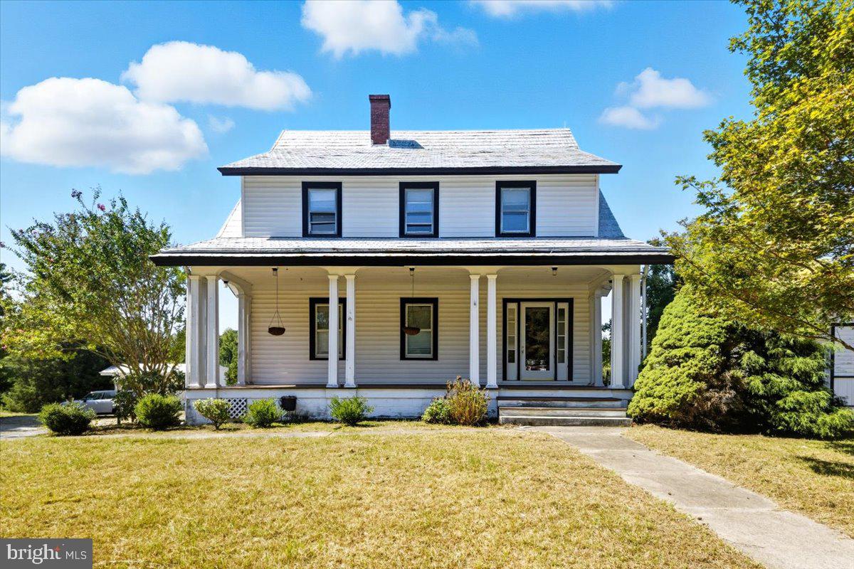 Welcome to 4110 Old Town Road — a rare 11.55-acre farmhouse property in the heart of Huntingtown Town Center. This spacious 5-bedroom, 3.5-bath home offers hardwood floors, a finished basement, and a walk-up attic, blending historic character with comfortable living.

The property includes two barns, a chicken coop, a shed, and a detached 2-car garage, making it well-suited for equestrian pursuits, farming, or simply enjoying wide-open country living. Scenic fields and outdoor space provide the perfect setting for gardens, animals, or a private retreat.

Perc testing has already been completed to evaluate future development potential (buyer to verify with county). This unique acreage offers both immediate lifestyle enjoyment and long-term investment possibilities.

Located just off Route 4, the property combines rural charm with commuter convenience — minutes to Prince Frederick, Chesapeake Bay, and an easy drive to Annapolis or Washington, D.C. Whether you envision a farmette, a homestead, or future development potential, 4110 Old Town Road offers endless opportunities in a sought-after location.

This property may also be purchased together with the adjacent property at 4090 Old Town Road for $525,000. Together, the two properties offer 12.31± acres and are available as a package for $1,550,000, presenting a rare large-scale opportunity in Huntingtown Town Center.