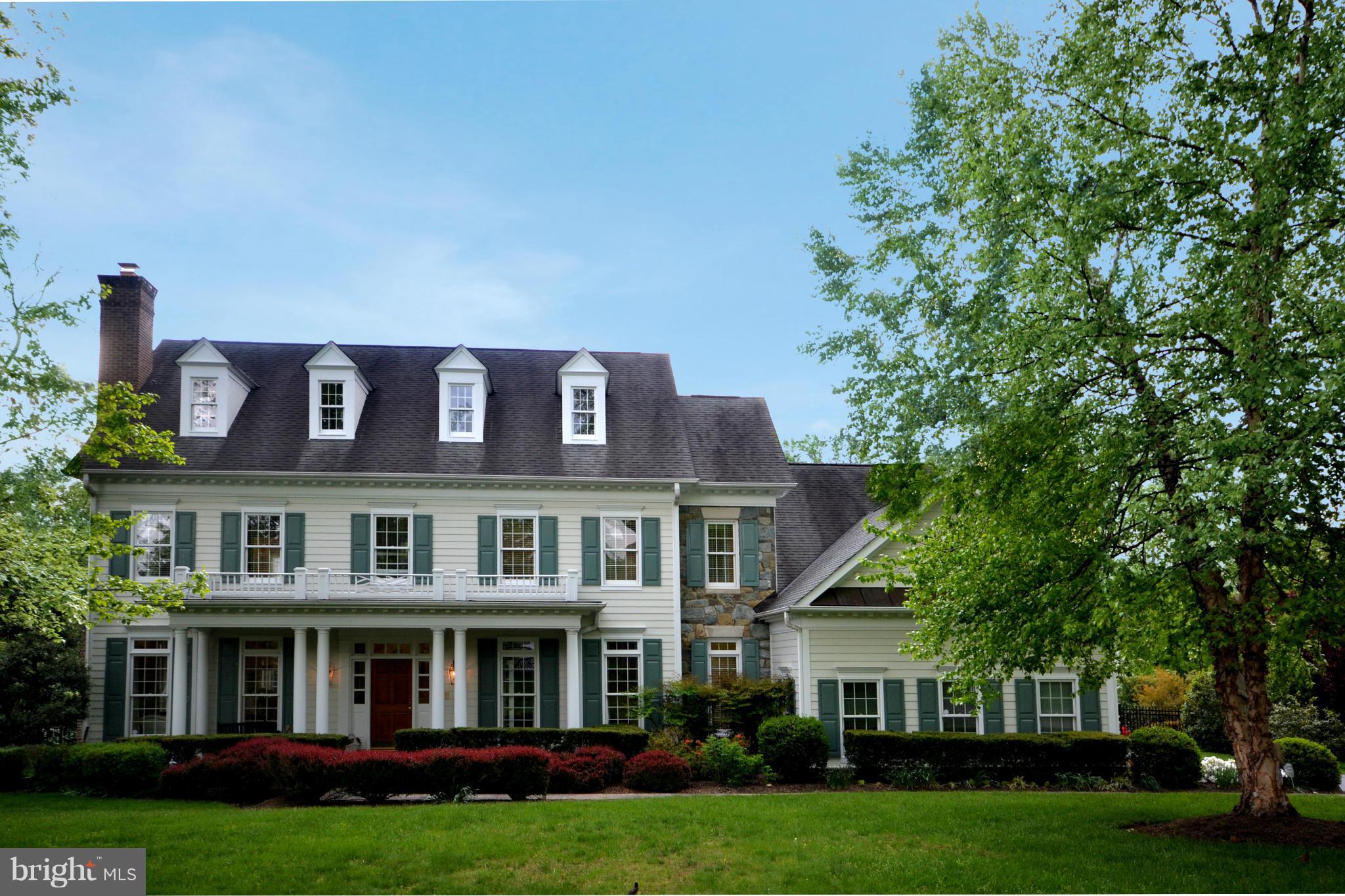 NEW price for this 2002 Miller built traditional home in Bethesda on 1/2 ac lot. Sellers have maintained & upgraded including renovated. master bath & kitchen. Highlights incl: 5 br, 4.5 ba, open fam/kit, high ceilings, large windows, many with transoms, 3 fireplaces & two staircases. The exterior is outstanding with a large front porch & inviting heated pool, patio & deck in the backyard.