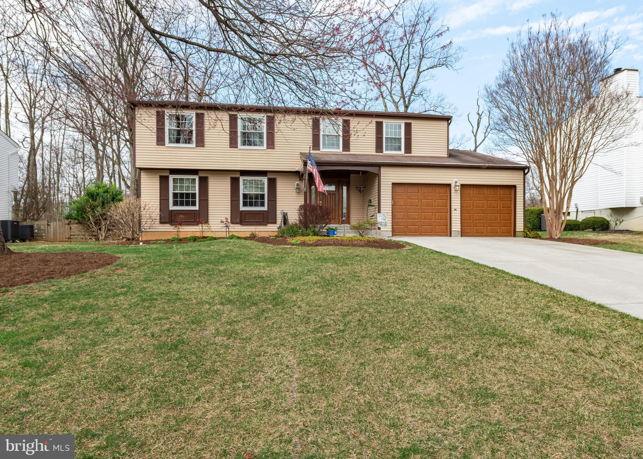Beautifully maintained and upgraded Colonial on nicely landscaped lot. Updates include kitchen, family room and main level power room (2023), engineered hardwoods in living and dining room, primary bath updated in 2022 to include walk-in shower, heated floors and closet organizer, hall bath also updated in 2022, windows replaced in 2021, replaced sliders, gas heating system updated in 2016 also has an electronic air cleaner and humidifier. gas water heater in 2023. The main level includes a large sunroom with cathedral ceiling, 3 skylights and fans, 5 large bedrooms on the upper level,  one currently being used as office, great for the growing family. Deck off kitchen and brick patio. 2 car garage with replaced doors and openers in 2022. Unfinished basement with crawl space for storage, ready for your personal touch This home is ready for you to move in and enjoy!
Please remove shoes or use shoe covers.