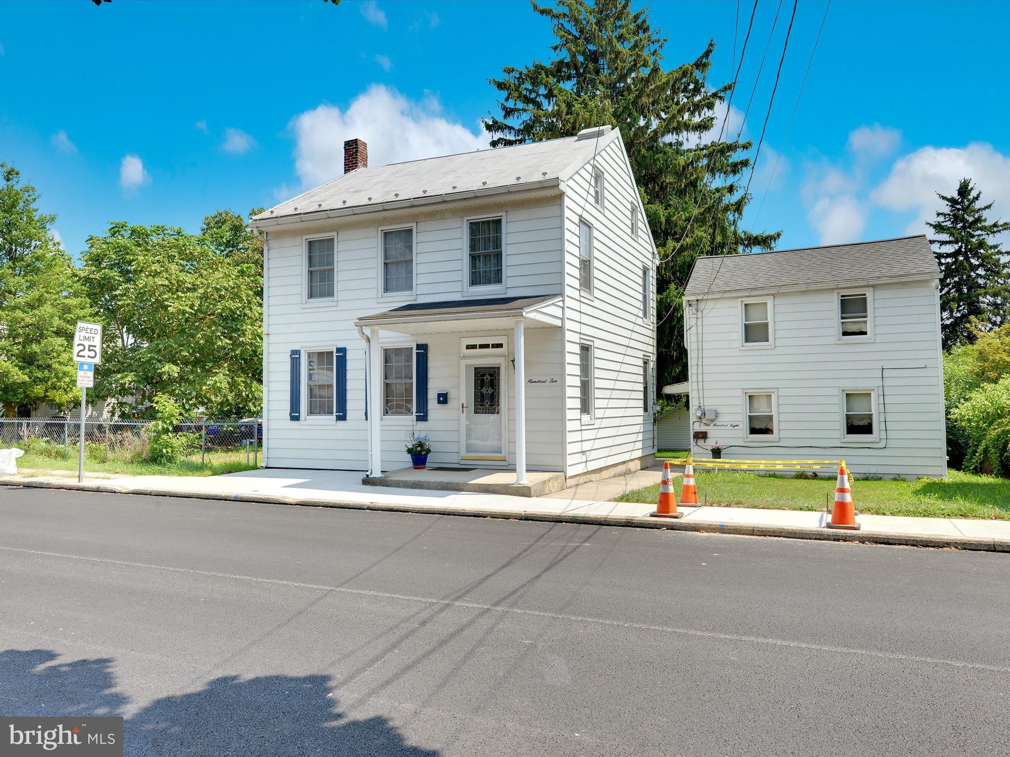 Unique opportunity for rental income in Manchester! Check out this 2 unit property- you can live in the main home & rent the separate apartment (listing price is for both dwellings)! The main house has 2BR/1BA with a separate detached 2 story 1BR/1BA apartment building. There is also a detached oversized 2 car garage plus more off-street parking. Main house has laminate wood flooring throughout living & dining spaces. Updated replacement windows throughout both dwellings. Nice sized shaded backyard with patio. Nice location with a small-town feel, yet close to commuter highways. Located in an area eligible for $0 down USDA financing. Schedule your showing today!