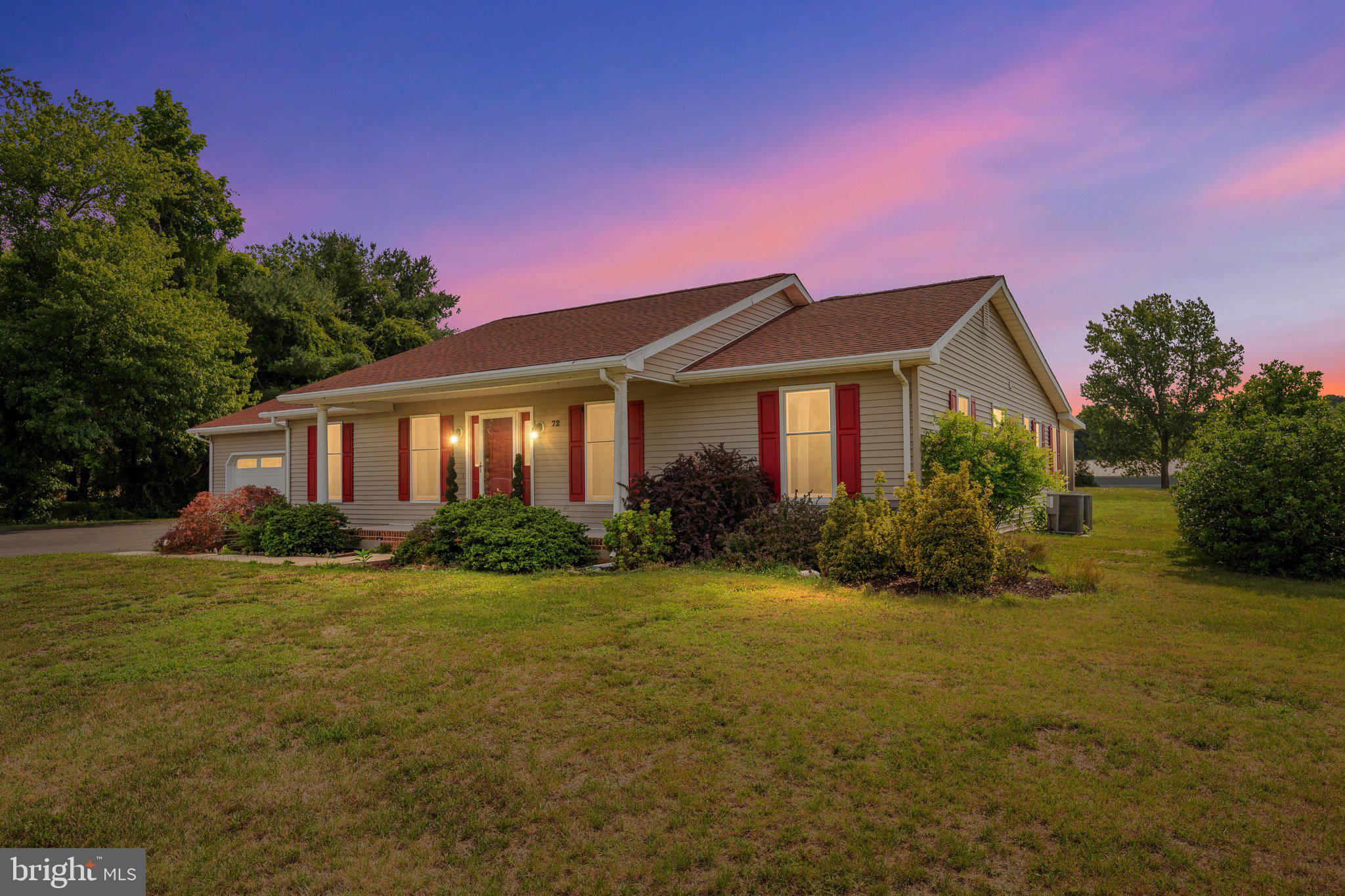 Welcome home to this beautifully maintained 3-bedroom, 2-bath ranch offering the perfect blend of peaceful country living and convenient access to everyday amenities. This clean, open-concept home has been lovingly cared for and features spacious living areas designed for comfort and easy living.

A standout feature is the detached 3-car garage with an efficiency apartment above—ideal for guests, extended family, a home office, or potential rental income. Enjoy the tranquility of the countryside while remaining just a short drive from shopping, medical centers, restaurants, and local conveniences.

Commuters will appreciate the easy route to Dover Air Force Base, while weekend adventures await with nearby beaches, historical attractions, and recreational destinations. If you're looking for a move-in ready home with extra space, versatility, and an unbeatable location, this property is a must-see!