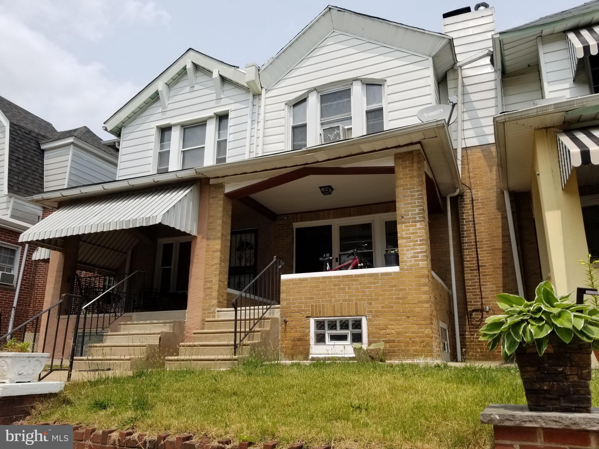 Wow! Price Drop!! Location! Location! This home is priced to sell fast. Get the biggest bang for your buck on this newly updated home. Welcome to this beautiful home, with massive trees,  on this street in Overbrook. This 3 story home with a basement and 2 bathrooms has traditional charm. Located at the lower end of the block. Inside, is a dining room, living room, and hardwood floors. This home features an updated kitchen with new stainless steel appliances, and a lovely backsplash. The entire home has been freshly painted. This home offers a short walk to local businesses along Haverford Avenue, easy access to public transportation and walking distance to City Line Avenue. All stainless steel appliances included. The roof was replaced and a sump was installed. This home is located in walking distance of the park. Houses in this community are selling for much higher. New construction is going up everywhere. Enjoy walking to City Ave., colleges, restaurants, 30th street station, shopping, and easy access to public transportation. Bring all offers. Make this your dream home or your dream investment. Apply for Homestead Exemption or Tax Abatement to receive a reduction on your property taxes. Quick settlement preferred. Highest bid wins!!!All written offers must be submitted by Friday  April 11, 2025 @ 3:00  p. m.