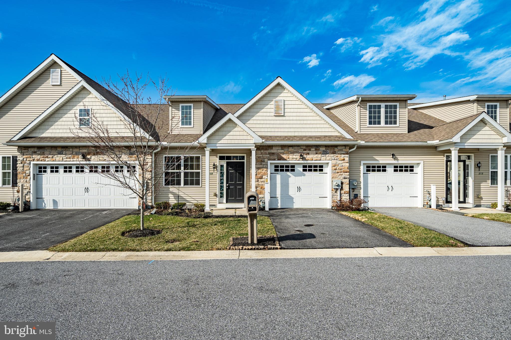 Available immediately is this vibrant 55 plus community in the desirable Village of Rose View. This is an open concept floor plan,   freshly painted throughout. It offers an attached one car garage, family room, dining room, Large kitchen with over sized island, granite countertops, stainless appliances (includes refrigerator), full size laundry with laundry tub, ( Washer & Dryer included), plenty of closet space, full hall bath, bedroom with ceiling fan  plus outside entertainment deck, primary bedroom and bath with walk in closet and ceiling fan. There is a community club house serves as a hub for relaxation and social activities, complete with meeting room, card room, library, and billiard room.. HOA fee covers snow removal of driveways and walkways, trash removal. and lawn mowing.  Walking trails lead you a short walk away to a shopping center including Corner Cafe, Capriotti's, Sakura, Hallmark, ATT&T, Salon Da'Spa, Sky Cleaners, Snap Fitness, Miller Eye Care, Fajitas Y Salsas, Pets & Friends, Two Stones Pub, Starbucks, Saladworks, Aurora Pizz, Pack-n-ship.