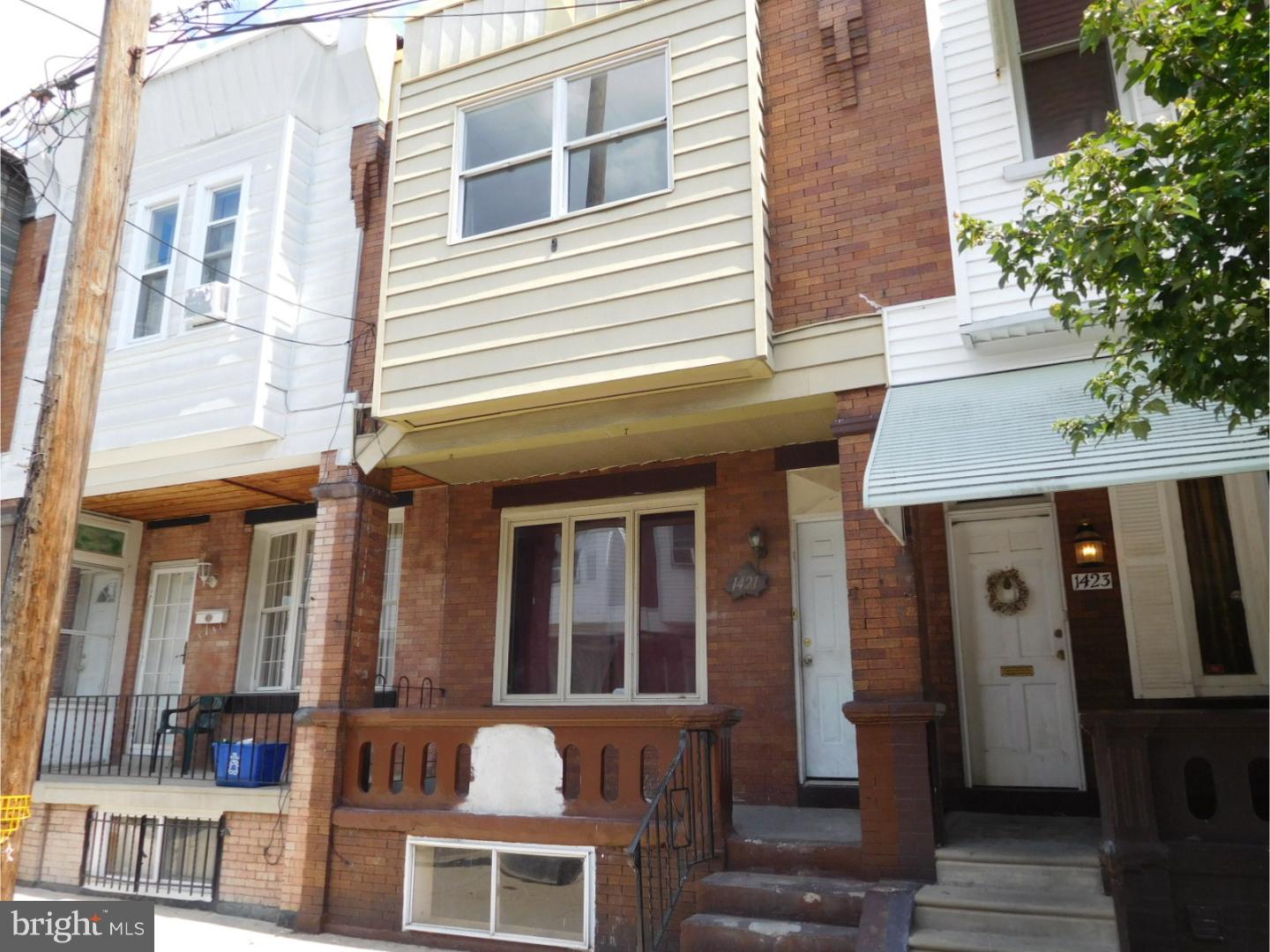South Philly 3 bedroom house is in need of some rehab, Good condition, was an $850 rental in up and coming Grays Ferry. All offers will be presented, $2500 deposit and proof of funds will be required, AS IS addendum and buyer is responsible for u/o. All offers will be presented. r. Deposit must be received within  24 hours and certified