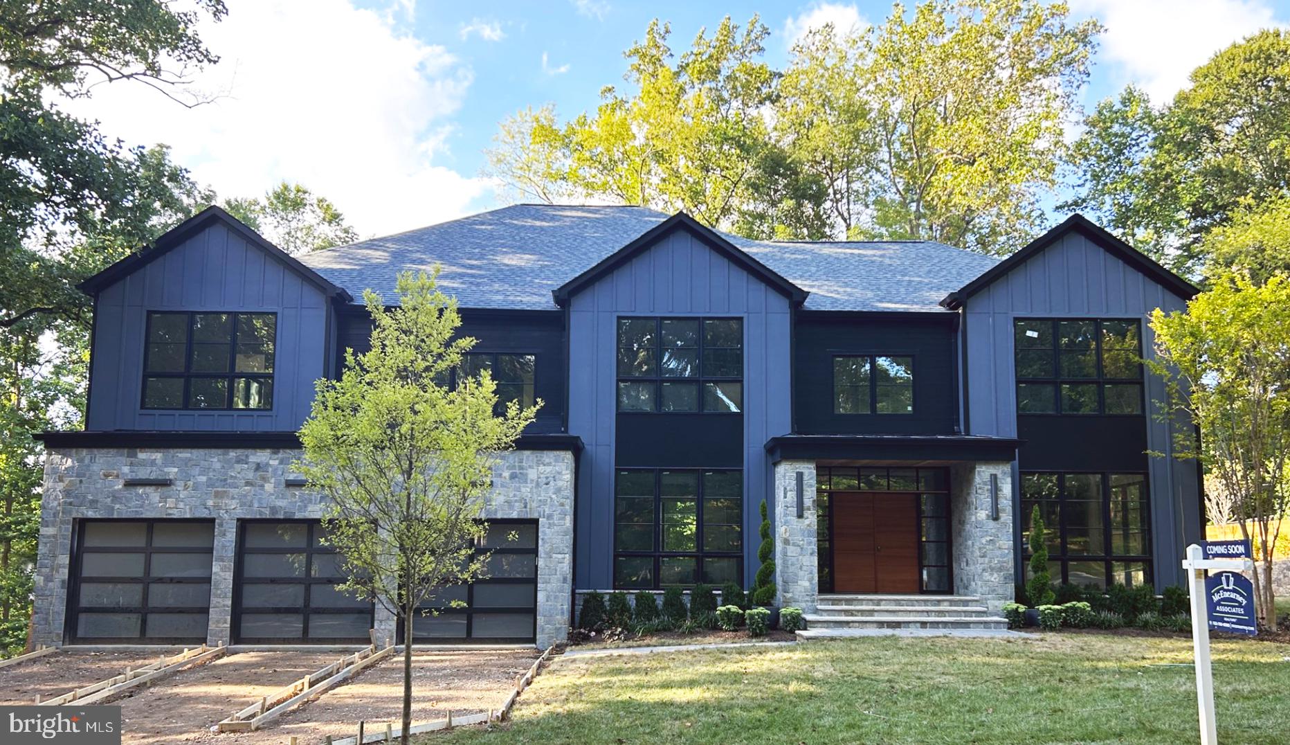 Construction is nearing completion on this truly one-of-a-kind masterpiece by award winning builder "Morbill Custom Homes. " This work of art is conveniently nestled away on a tranquil col-de-sac in the highly sought after Chesterbrook Woods neighborhood and boasts nearly 9,000 SF of tasteful transitional style that joins traditional elegance with sleek contemporary flair.  Expansive glass has been carefully positioned to produce a feel that truly brings the exterior landscape into the home & creates a peaceful flow throughout. Great attention to detail can be felt in each room. You really need to see this house!  Professional photos coming soon.