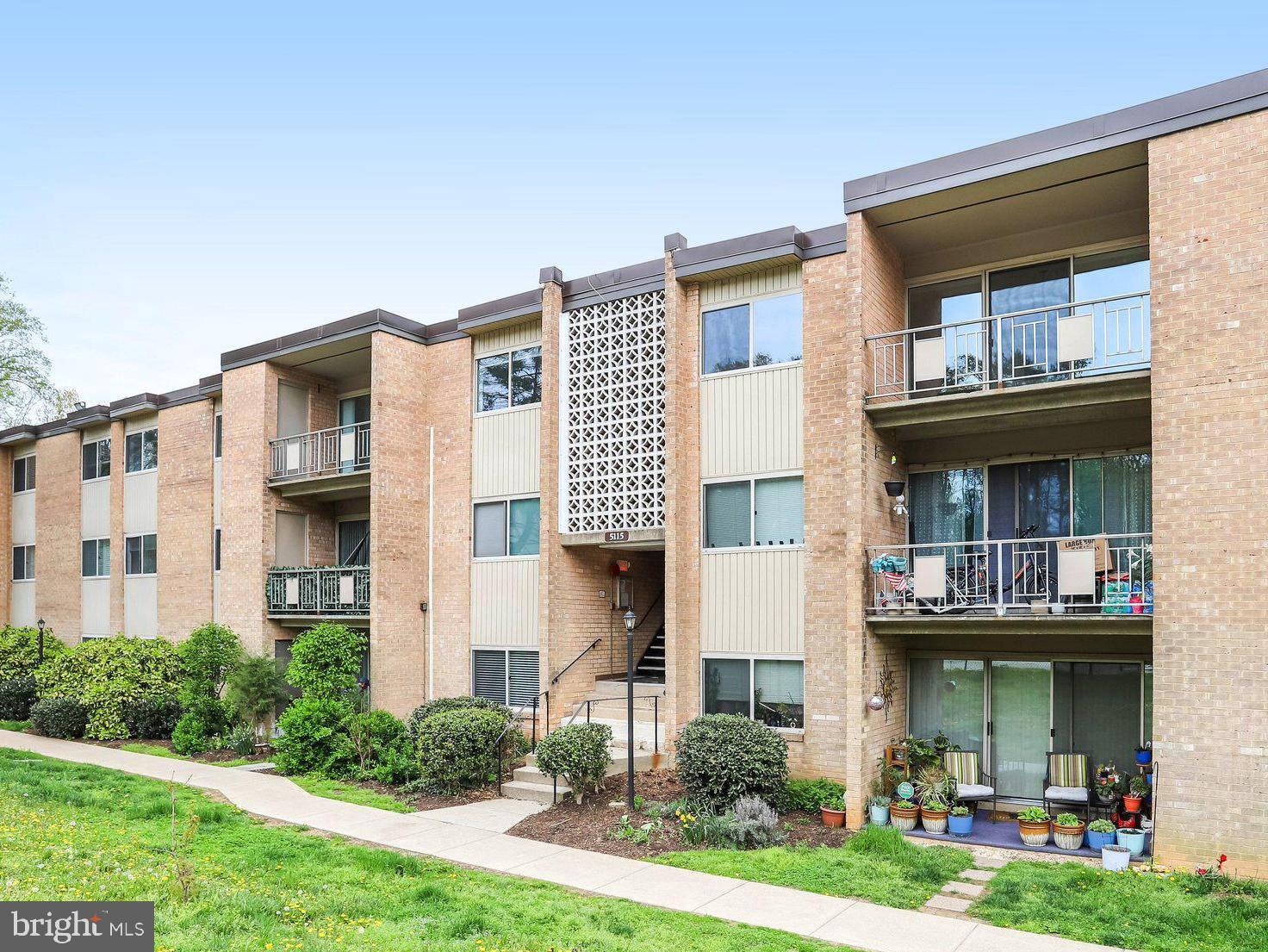 Great opportunity to own in desirable Bethesda Park.  This top floor, updated, move-in ready, 2 bedroom, 1 bathroom unit provides excellent value and an outstanding location.  Relax on your private balcony overlooking the pool from the top floor of the building.  Parking is just steps away for added convenience.  Commuting is no trouble with the Metro just 1 mile away.  The community is particularly desirable due to the quick access to Rockville Pike and all it has to offer.  All Utilities are  included in the condo fee:  electricity, gas and water.   Also included are management and trash removal.  Amenities in the community include outdoor pool, tot lot/playground and  tennis courts.  We look forward to showing this wonderful condominium to you.