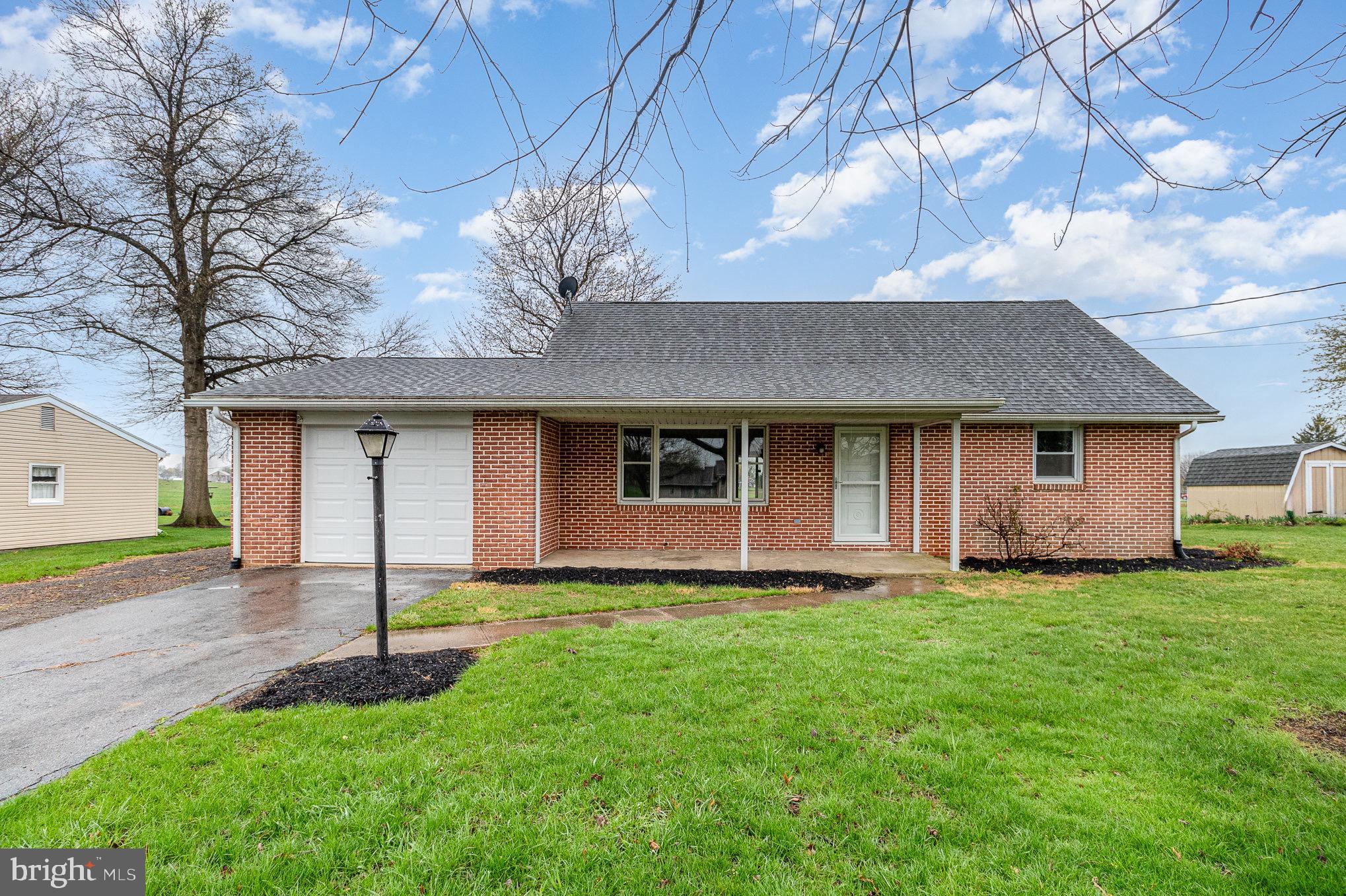 Location, location, location! This spacious ranch style cape cod in Greene Township will not disappoint! Convience is key with 2 bedrooms and a full bath on the main living level. There are 2 additional bedrooms on the second floor for a total of 4 bedrooms. An attached garage is directly off of the kitchen making unloading grocceries and belongings a breeze! Out back is a covered patio perfect for those outdoor evenings and summer cookouts! Even in the rain you can enjoy the outdoors. The 12x8 minibarn is a nice addition for extra outdoor storage space. In the basement you will find updated recess lighting and the convience of having a half bath - making it just right for a bonus room, rec room or play room! Traffic is minimal with no thru traffic and the road ends at a cul-de-sac. The property also backs to farmland, providing even more privacy.  Conviently located near many ammenties in both Chambersburg and Shippensburg with easy and quick access to I81. Come see this great property while it is still here!
