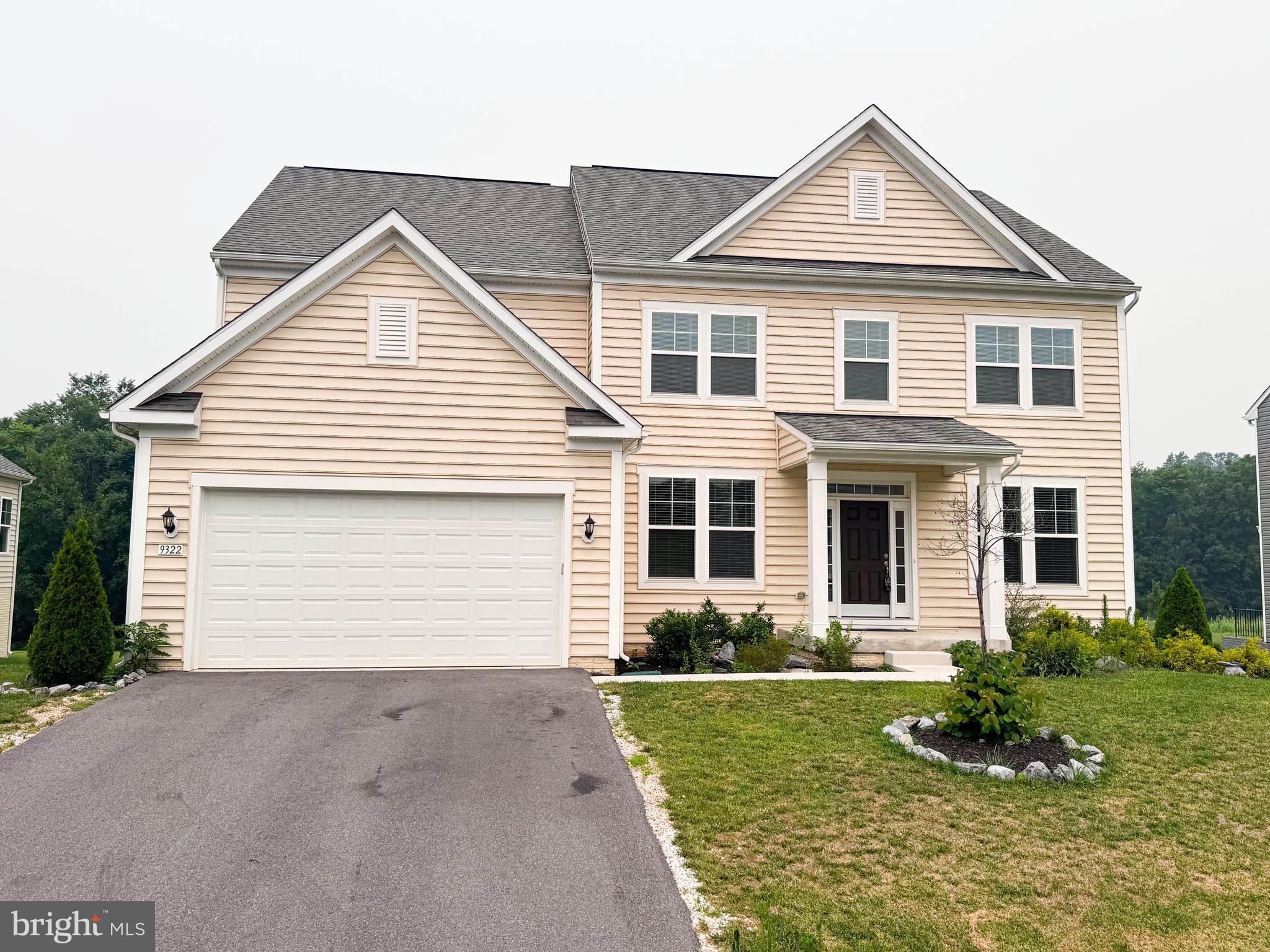 PRICE REDUCTION  Look at the comps for this model. If you just build a deck and a patio,  the value will soar.
Beautiful Amazing Dream Home In Westfields in Hagerstown This is a stunning home build in 2023.  Open Modern style, with 5 bedrooms, 4.5 baths. Suburban Living at its best with easy access  access to major Metropolitan hubs Only an hour drive from the heart of the Nation’s Capital. This Vibrant community  is perfect for commuters and nature lovers.  This Home is elegant and thoughtfully designed. Two-story foyer, and unmatched Two Story Family Room with Floor to Ceiling  Natural Stone Fireplace is the true heart of the home.  The formal dining room is setting the stage for memorable dinner parties for family and friends.. The sun-drenched living room invites you to relax, while the expansive A stacked-stone fireplace creates a cozy yet sophisticated ambiance, perfect for quiet evenings or lively gatherings. The chef’s dream kitchen features GE stainless steel appliances, an oversized chef’s island ideal for meal prep and entertaining, and 42-inch solid wood cabinetry for ample storage. A  main level office room offers/ library, or even a first-floor bedroom is very convenient.  Ascend the grand staircase, and you’ll find a light-filled second level designed for comfort and luxury. A dramatic overlook floods the family room with natural light, creating an open and airy atmosphere.  Four spacious bedrooms and three (3) full baths on the Upper level ensure plenty of space for family and guests. Centrally located laundry room on that level, provides convenience. The primary suite is a true retreat, featuring an elegant double-door entry, plush carpeting, and abundant natural light. The spa-like ensuite includes a two-person soaking tub, steam shower, and dual-sink vanity, creating a space of relaxation and comfort. With nearly 3500 square feet on two levels, this home has impressive, convenient and elegant layout.  Full finished Lower Level offers you large Family room with sliding door to walk on a level yard , on a premium Lot with no houses behind you. The additional large bedroom and a full bath,  all adds about 1,200 square feet of additional living space.  The Westfield community offers  amenities, for you and your family to enjoy living there. This includes scenic walking trails, tennis courts, and a community pool perfect for hot summer days.  The oversized two-car garage, and prime location, adds to this home functionality.