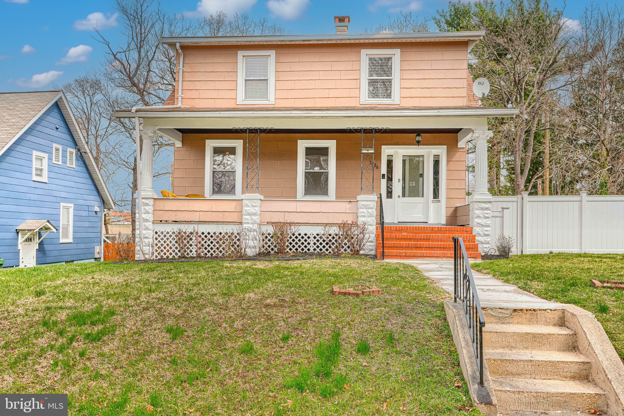 OPEN HOUSE SUNDAY, APRIL 19th from 12:30pm to 2pm!

Rare opportunity in Arcadia Beverly Hills! 3026 Overland Avenue is a true 2-unit multi-family home with separate meters, offering excellent income potential and flexibility. Perfect for house hacking live in one unit and rent the other or use as an in-law suite.
Each unit features bright, sun-filled living spaces, hardwood floors throughout, and updated kitchens with granite countertops and stainless steel appliances. The home also offers a spacious covered front porch and a vinyl-fenced backyard with mature fruit trees (3 apple, 2 pear, and 2 peach trees) a rare urban outdoor retreat.

Located in the heart of Baltimore, you’re just minutes from neighborhood favorites like Koco's Pub and Maggie's Farm, plus shopping at Safeway. Enjoy nearby outdoor spaces including Herring Run Park and Lake Montebello, and easy access to Morgan State University.

Also listed as a single-family home 5 Beds 2 Baths (BRIGHT MLS #MDBA2207884), offering added flexibility for buyers.
Don’t miss this income-producing property in one of Northeast Baltimore’s most desirable neighborhoods schedule your showing today!