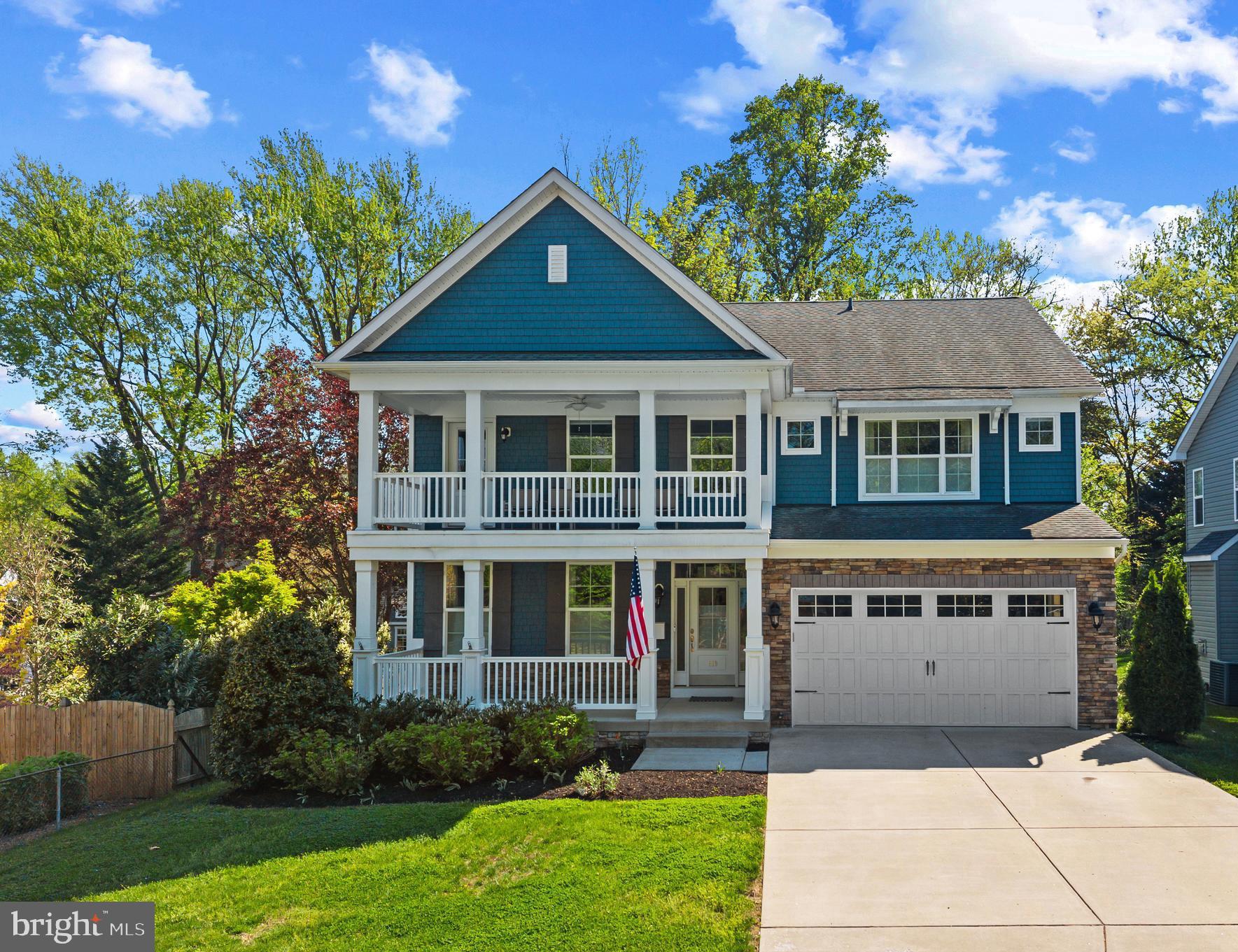 Striking modern craftsman located in Eastport! This beautifully constructed home boasts 3 levels of living space including the finished basement with great room, bonus room and full bath. The community of Green Acres  is a private, water privileged neighborhood with a waterfront park just steps from the  home. Located on Back Creek  the residents enjoy boat slips, canoe/kayak storage and vibrant community gatherings.

The inviting front porch with balcony above welcomes you as you step onto the property. The high ceilings, plethora of windows for natural light and wide open floor plan set the tone for this wonderful home. The main level features a thoughtful layout and elegant details including a formal living room and dining room which flows to the stunning 2 story Family room with coffered ceiling.  The adjacent breakfast nook and gourmet kitchen boasts a massive island; perfect for entertaining. The sunroom off the kitchen is an ideal location to relax or entertain and offers a smooth transition to access the outdoor patio; perfect for alfresco dining.  Head upstairs to enjoy the spacious Primary bedroom ensuite with coved ceiling, walk-in closet and luxurious spa-like bathroom.  3 additional bedrooms on this level, one with a spacious balcony overlooking the front yard, provides plenty of space for family and friends.  The quaint community of Green Acres provides a community waterfront common area to gather, swim, fish, launch a kayak or tie up a small vessel. The close proximity to downtown Eastport encourages you to stroll the artful and nautical streets to amenities like; five-star restaurants, pubs and shopping. Not to mention you are merely steps away from downtown Annapolis and Naval Academy by either walking across the Spa Creek drawbridge or motoring in the water taxi. From this location, you are also close to some of the Bay's best cruising and fishing areas. Attractive destinations such as Baltimore's Inner Harbor, St. Michael's, Oxford, and Solomon's Island are only a short cruise away. Annapolis offers the perfect balance of small-town charm and big world sophistication. Located just 5 miles to Rt. 50 and 97 which provides direct access to Baltimore, BWI, Ft.Meade/NSA and Washington, DC. Welcome Home!