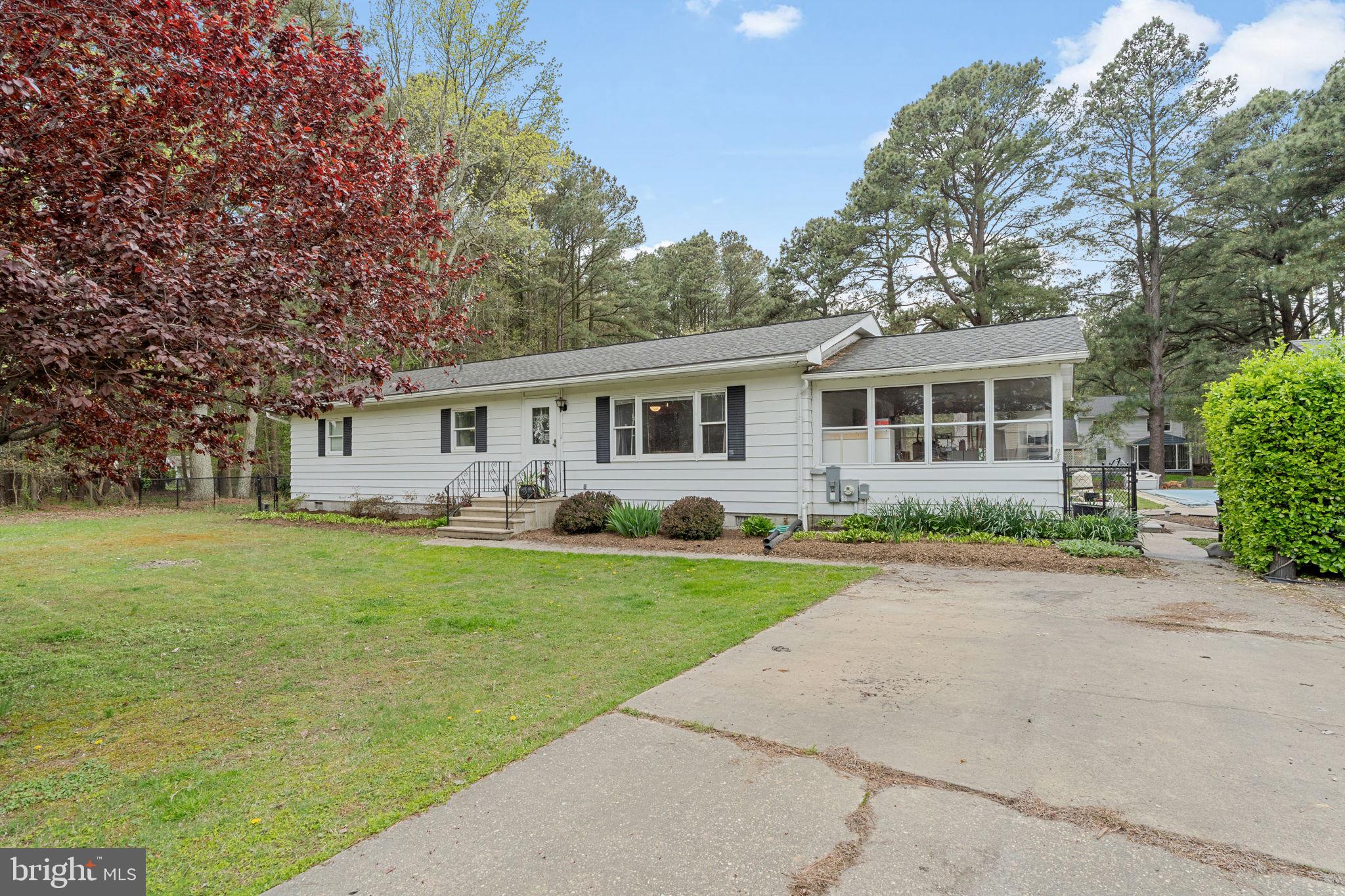 Back on the market with the POOL OPEN!  Welcome to 132 Pennick Drive in Stevensville, where easy one-level living meets the relaxed charm of a water-oriented community. This lovely rancher offers a thoughtful layout with two spacious bedrooms featuring their own ensuite bathrooms, plus a third bedroom and a full hallway bath, giving everyone their own space and comfort. Inside, you will find beautiful hardwood and luxury vinyl plank flooring throughout, creating a clean and cohesive look that is both stylish and low maintenance. The brand-new kitchen, completed in late 2025, shines with modern finishes and all new appliances, making it the perfect place to cook, gather, and entertain. Practical updates bring peace of mind, including a recently re-dug well with excellent water output. Step outside and enjoy your own private retreat. The in-ground pool is ideal for summer relaxation, while the double lot provides extra space, privacy, and possibilities. A rear ramp offers convenient accessibility, making this home comfortable for a variety of lifestyles.  Located in a water-oriented community, this property combines the tranquility of the Eastern Shore with the convenience of nearby amenities. If you have been looking for accessible, single-level living with modern updates, outdoor fun, and room to breathe, this Stevensville gem is ready to welcome you home.

This home is being sold STRICTLY AS-IS.  The seller has put a lot of money into renovations including all new kitchen appliances and cabinets in 2025, new washer and dryer in 2024, full bathroom remodel in 2023 and new 100ft well in 2022.  The pool is professionally maintained by Cal Pools in Stevensville.  All windows and cabinets in sunroom convey with property.