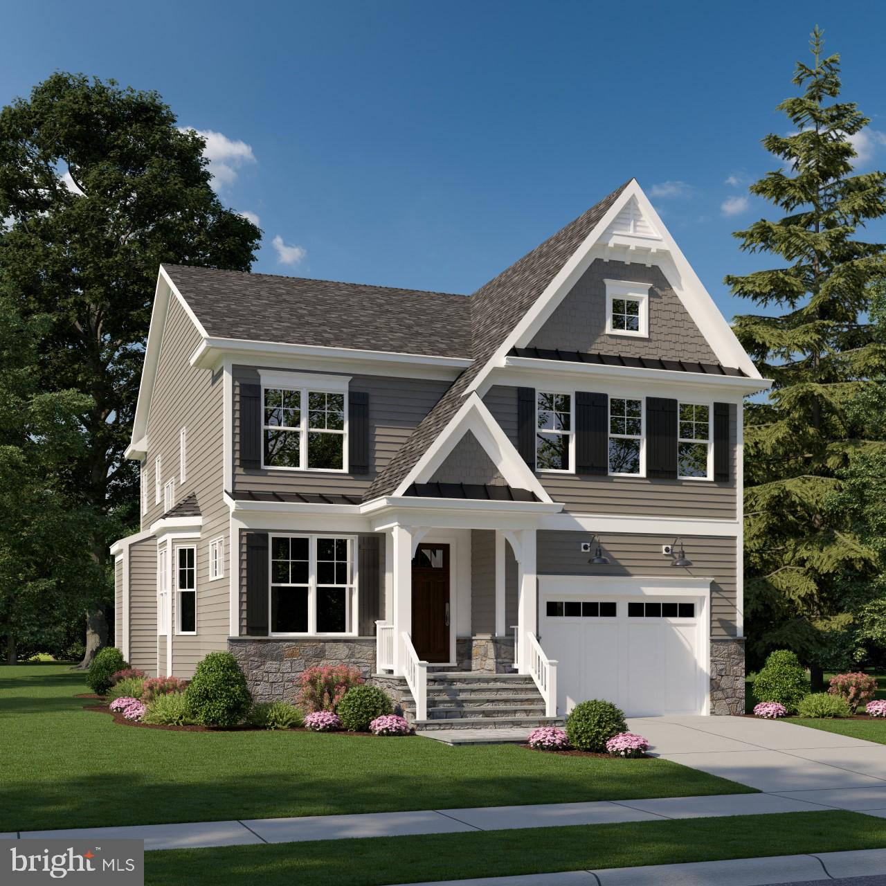 Wonderful location! Nestled on a quiet street, but conveniently located within 1 mile of Grosvenor Metro, Balduccis and Wildwood Shopping Center with all of it's fabulous stores and restaurants.  Fleming Park is just a block away.  Design by Award Winning Claude C. Lapp Architect and Constructed by Award Winning The Wormald Companies (wormald.com)   Completion in the Spring 2021   With approximately 4,039 finished square feet on three levels (4,567 under roof) your new home is elegantly appointed throughout.  The main level boasts an open floor plan with numerous windows for natural light to flow from room to room.  Oak Hardwood floors and 9' ceilings on this and the upper level enhance the open feeling. Fabulous Great room with coffered ceiling opens to a gourmet kitchen with dramatic quartz top island with accent stained cabinets below and pendant lights above. Bosh stainless steel appliances: 36" gas cook top with 30" built-in convection oven below and exterior vented exhaust hood above, another 30" built-in oven with microwave above, built-in 36" french door bottom freezer refrigerator with ice maker and a quite dishwasher. Painted cabinets; dove-tail soft close drawers; soft close doors, wall cabinets to the ceiling with crown trim; brushed nickel hardware. Stainless steel sink in island. Beverage center and closet pantry.  A mudroom off the garage has a closet, wainscot cubbies and a bench. The upper level Owners suite has hardwood flooring, two walk-in closets and a spa like bath. The luxurious bath is naturally well lit with a stand alone soaking tub and oversized, glass enclosed shower with seat. Quartz tops on two separate vanities. Bathroom flooring will be 24x12 tile.  There are three additional bedrooms and two additional full bathrooms on this level.  The second bedroom with a private bath, while the third and fourth bedrooms share a "Jack and Jill" style.  The laundry room is conveniently located on this level and is equipped with a sink and ample storage.  The lower level has a fifth bedroom and the fourth full bathroom.  A large recreation and a media or exercise room.  This level has 8'7" ceiling height and upgraded carpet with 8lb padding.   Professionally designed landscaping, flagstone front walkway and covered front porch. Rear patio for outdoor entertaining.  Note attached interior photos are not of this listing and may show features and finishes not included in the subject property