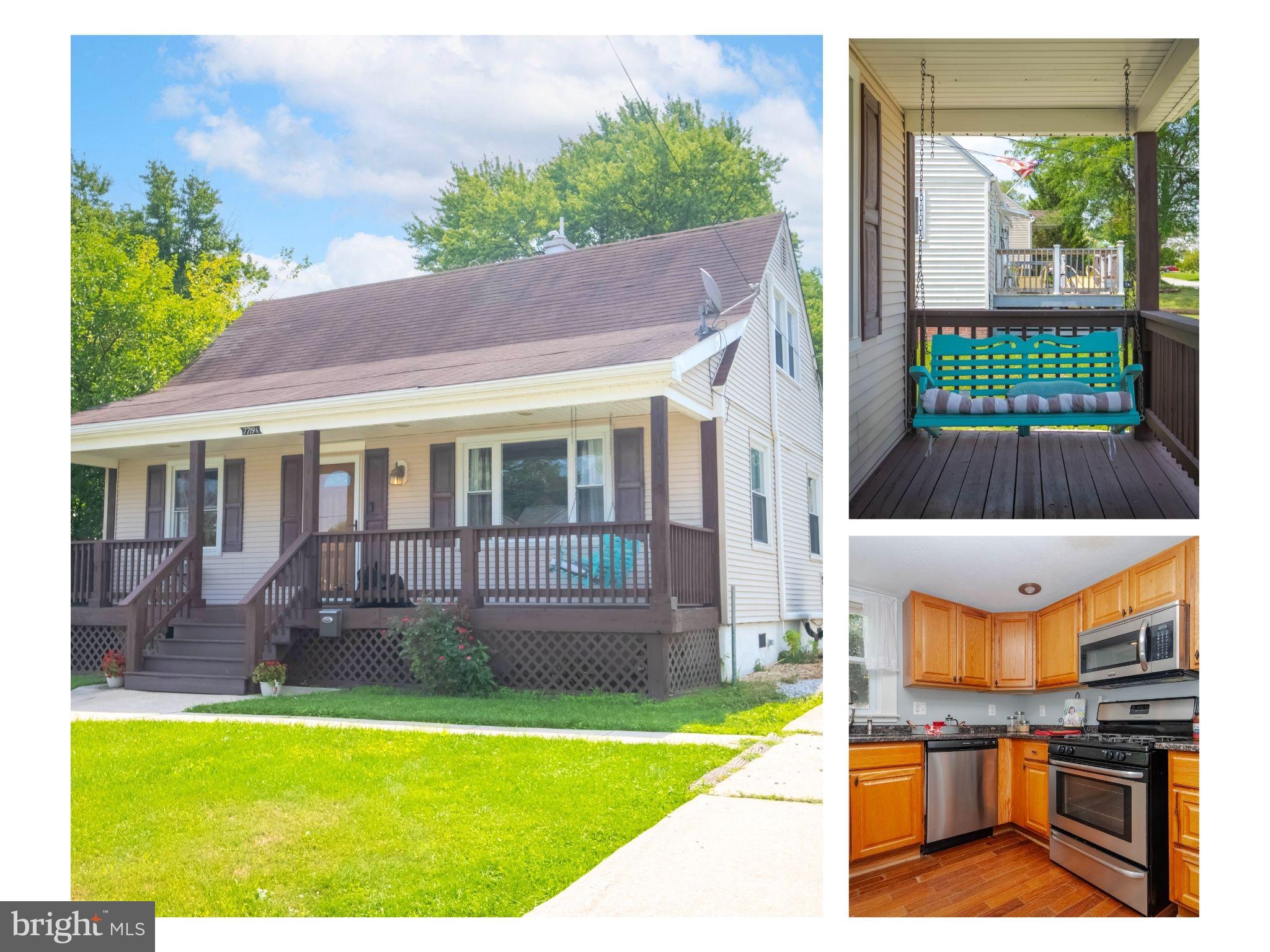 THE ONLY THING MISSING IS THE OLD BAY! This beautifully updated Cape Cod is serving up plenty of Baltimore charm with the modern updates you've been searching for. Featuring 3 BEDROOMS and 2 FULL BATHROOMS, this move-in ready home offers the space and flexibility today's buyers love. Gorgeous hardwood floors, fresh neutral finishes, an inviting living room, and efficient mini-split heating and cooling create a comfortable place to call home.

The heart of the home is the warm and welcoming kitchen, where rich wood cabinetry, stainless steel appliances, generous counter space, and an easy flow into the dining area make everything from weeknight dinners to holiday feasts feel effortless. Upstairs, the spacious primary suite offers a peaceful retreat complete with a beautifully renovated full bath featuring a custom tiled walk-in shower, while the second FULL bath on the main level adds everyday convenience to the additional 2 bedrooms on the main.

Step outside to enjoy the welcoming covered front porch with porch swing, a spacious rear deck made for crab feasts and summer cookouts, an expansive fenced backyard with a fire pit, detached garage, and off-street parking in your own driveway. Whether you're entertaining friends or simply relaxing under the shade trees, this home offers the perfect blend of comfort, character, and outdoor living.

Conveniently located in the Taylor Heights/Parkville area, you'll enjoy easy access to Harford Road, I-695, I-95, and downtown Baltimore, making commuting a breeze. Everyday essentials, neighborhood restaurants, shopping, and local parks are all just minutes away, giving you the best of city convenience with a tucked-away setting that feels like home.

Save room for a Berger Cookie and get ready to make this Baltimore beauty your own—homes this charming don't stay on the market for long!