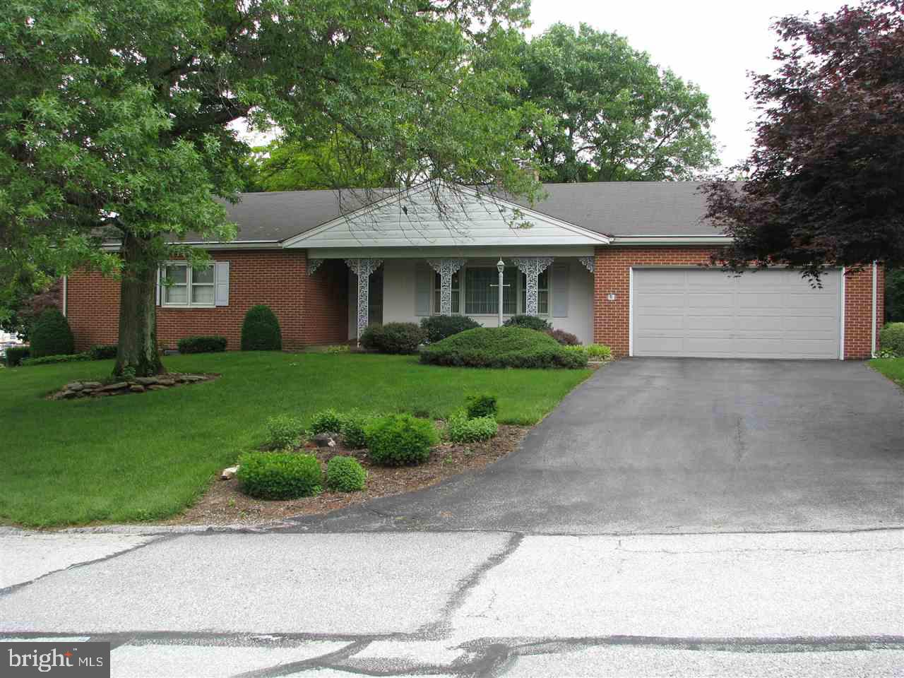 Meticulously-maintained brick Rancher in Red Lion Schools.  This home features 3BRS, 2 full baths & a heated 4-Season Rm.  Large closets in all rooms w/ hdwd carpet under all carpet on 1st flr.  Huge BSMT w/ tons of storage w/ roughed-in plumbing for a bath.  Possible 4th BR in BSMT.