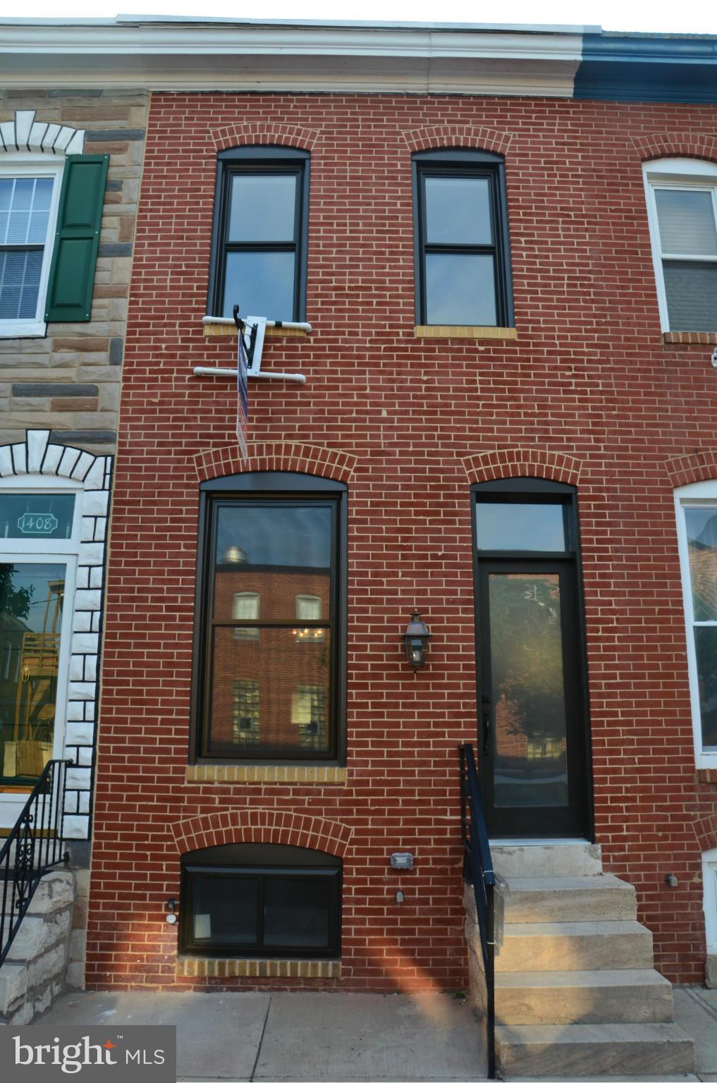 This gorgeous renovation located in the best neighborhood in Baltimore is furnished with top of the line finishes. From the custom concrete counter tops and  cabinets, to the high end appliances, built in speakers and elegant lighting including the gas lantern, this house is perfect for a buyer with style. Also enjoy the extra space with the large decks and almost 8ft ceilings in the lower level