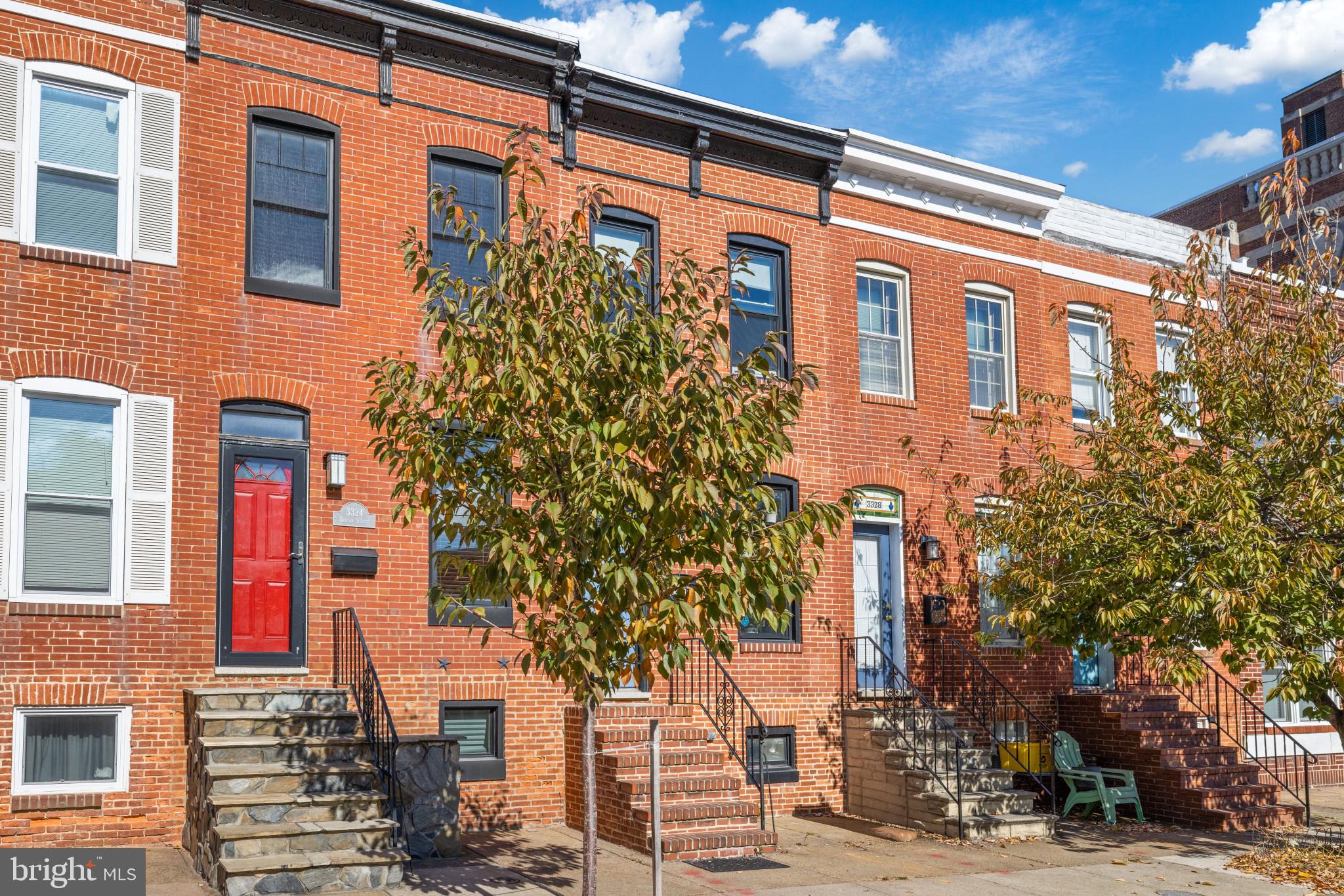 For rent in the heart of Canton, Available December 1, 2024. Check out this 2 bedroom, 1 Full bathroom, 1 half bathroom townhome today. As you enter the home you'll have plenty of natural light on the main floor and be greeted by the exposed brick. The kitchen welcomes you with beautiful cabinetry, granite, stainless steel appliances (double oven, microwave, dishwasher and new fridge), and island. Off the kitchen you have the first of your own private outdoor areas (Outdoor dining set with 6 chairs, storage and grill can stay). The fence boards were recently stained and replaced where needed. The second floor welcomes you with two bedrooms, a laundry closet with washer and dryer, and a newly renovated full bathroom with vanity, soaking tub and shower. Off of the rear bedroom you have a freshly stained two tiered deck with views of the Natty Boh Tower (Storage can stay). Downstairs you'll find a fully finished lower level and half bathroom (couch in basement can stay). Close proximity to retail shopping, local dining, Patterson Park and all major highways. Back patio has been professionally power washed since photos were taken. Available December 1st, 2024, please reach out to schedule a private tour or for the application.