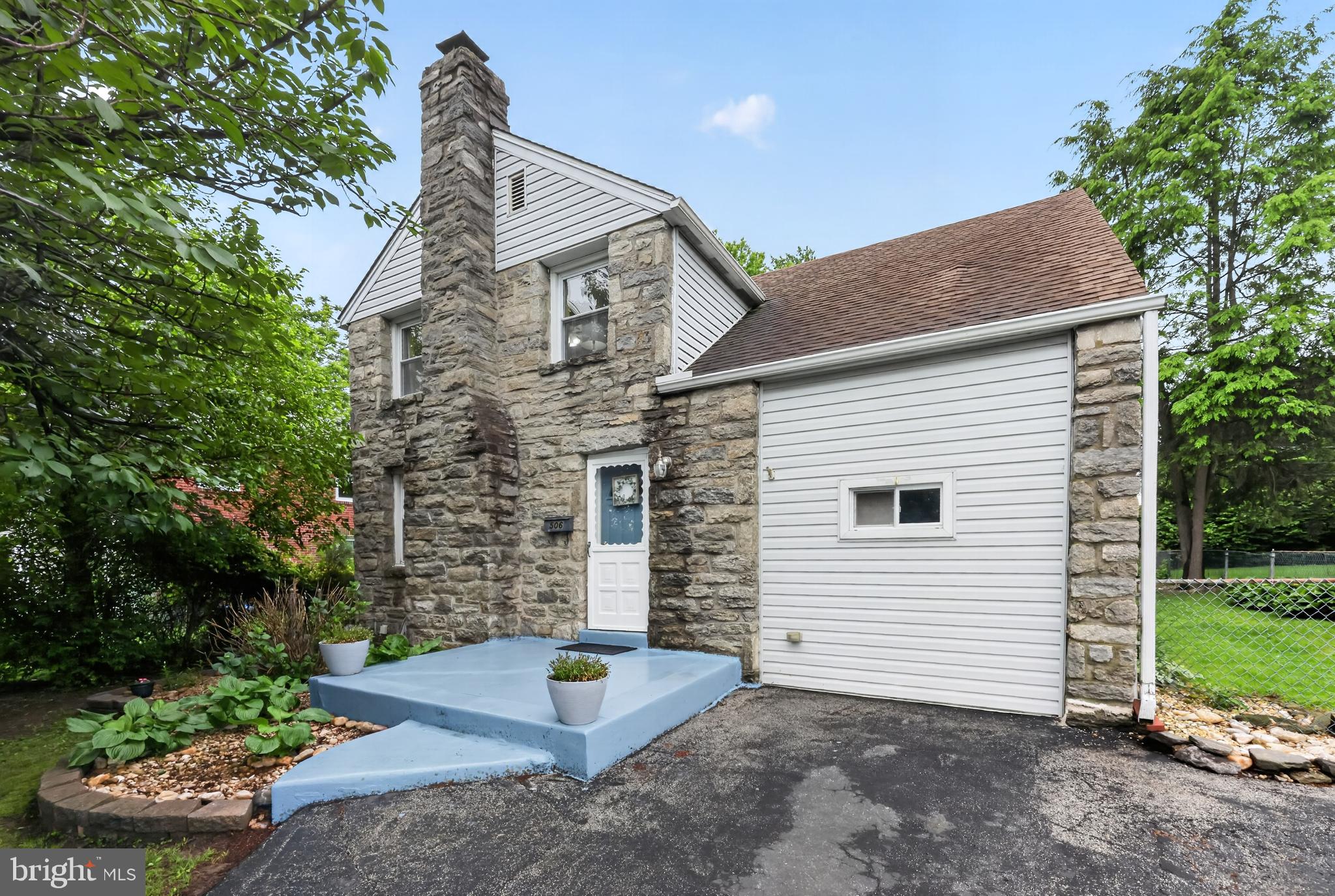 Welcome home to 506 W South Avenue, a beautifully updated and meticulously maintained single-family home that perfectly blends modern comforts with an unbeatable Glenolden location. Step inside to find gleaming hardwood floors flowing throughout most of the main level. The heart of the home features an expanded kitchen with ample cabinet and counter space, stainless appliances, breakfast bar, a convenient half bath, and a fantastic BONUS FAMILY ROOM  in the rear that offers the perfect extra living space for entertaining or relaxing. Upstairs, the entire second floor features recently refinished hardwoods, an updated and freshly painted full hall bath, and three generously sized bedrooms, each boasting custom closets. Step outside to a feature that is truly uncommon for this area: a massive, fully fenced rear yard complete with a spacious patio, offering a rare private outdoor oasis, shed, and play area for the kids. Parking is a breeze with the expanded driveway that easily accommodates 3 cars. Need storage? The full, unfinished basement provides massive storage potential alongside the laundry area. This space could also be finished for even more living space!  Nestled in a highly convenient neighborhood, this home is within walking distance to local schools and parks, and just minutes from shopping, dining, and public transportation, including the regional rail for an easy commute.  Rare features like this don't last in this market, so don't wait—schedule your private tour today and make this house your home!