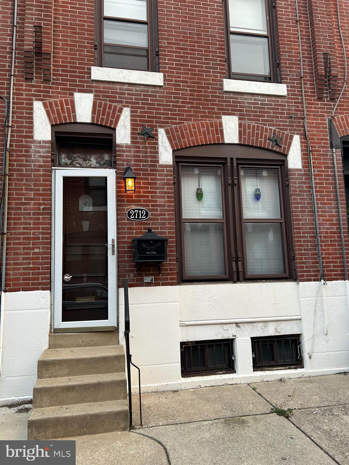 Check out this lovely and quaint row home located on a quiet block in Grays Ferry.  It is move in ready!  This two bedroom, one bath home offers many updates including a sunny living room leading into an eat in kitchen featuring stainless steel appliances.  Enter the nice size private backyard from the kitchen.  It is ideal for grilling and entertaining on those summer days.  The dry basement offers plenty of storage and the convenience of in home laundry.  The second floor you will find two nice size bedrooms and full bath.  This home is move-in ready and waiting for you to call it your new home.  Easy to show.  Seller is very motivated. Make your appointment today.