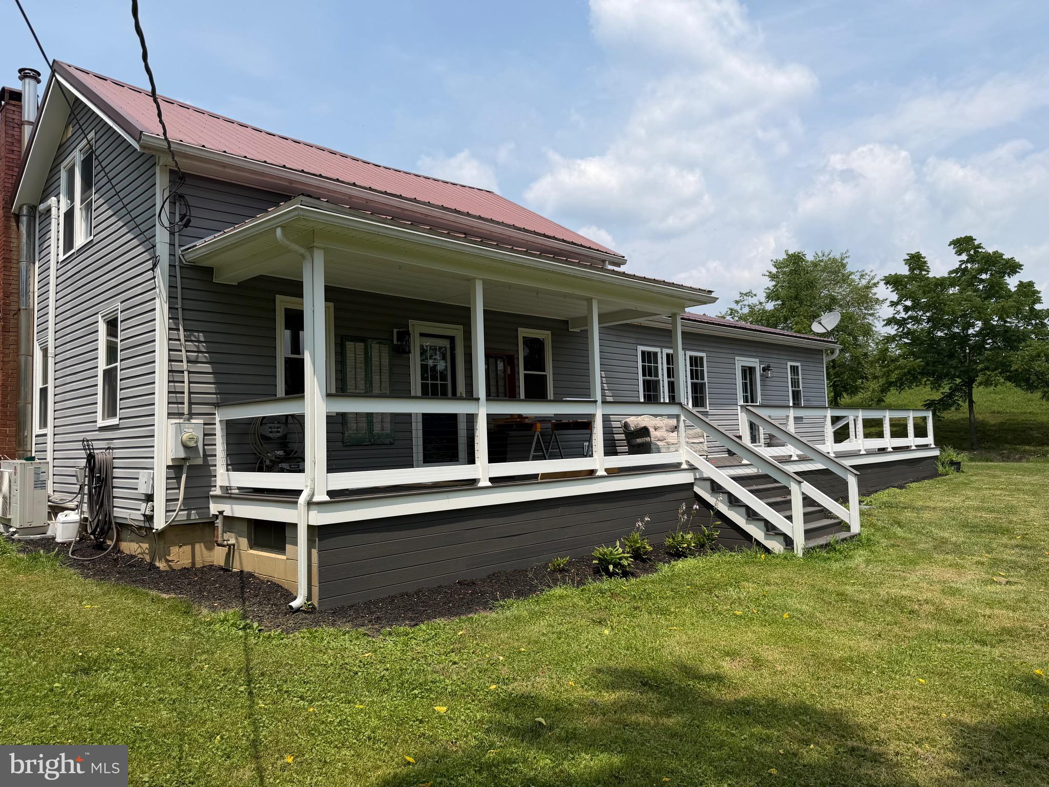 Coming soon ! Amazing opportunity with tons of possibilities ! Old farmhouse with 2 bedrooms 1 full bathroom with tons of modern updates, attached to a new addition built in 2017 with 3 bedrooms, 2 full baths, 1 half bath ! Newer horse barn on property ! Located just over the Maryland line by a few miles, access to interstate 68 within minutes. Live in one side and use the other as an air  B & B or have it as a guest sweet!