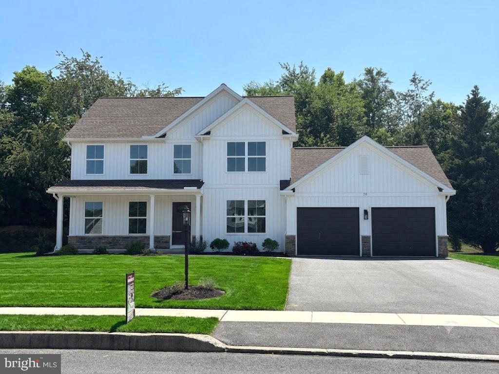 Welcome to this newly constructed home in the sought after "Farmington" community.  Step inside to discover a spacious floor plan highlighted by luxury vinyl plank flooring through most of the first level. The heart of the home, the kitchen, is a chef's delight with quartz countertops, a stylish island, farmhouse sink, stainless steel appliances and a breakfast nook.  Entertain in the formal living and dining rooms or spacious family room.  Unwind upstairs in the primary bedroom suite that includes a shower, bath and double vanity.  The second floor also has three generously sized bedrooms and laundry room.  All this situated on a large lot in South Middleton Township close to Mayapple Golf Course, shopping, I-81 and the Village of Boiling Springs.  Offered by Fine Line Homes.